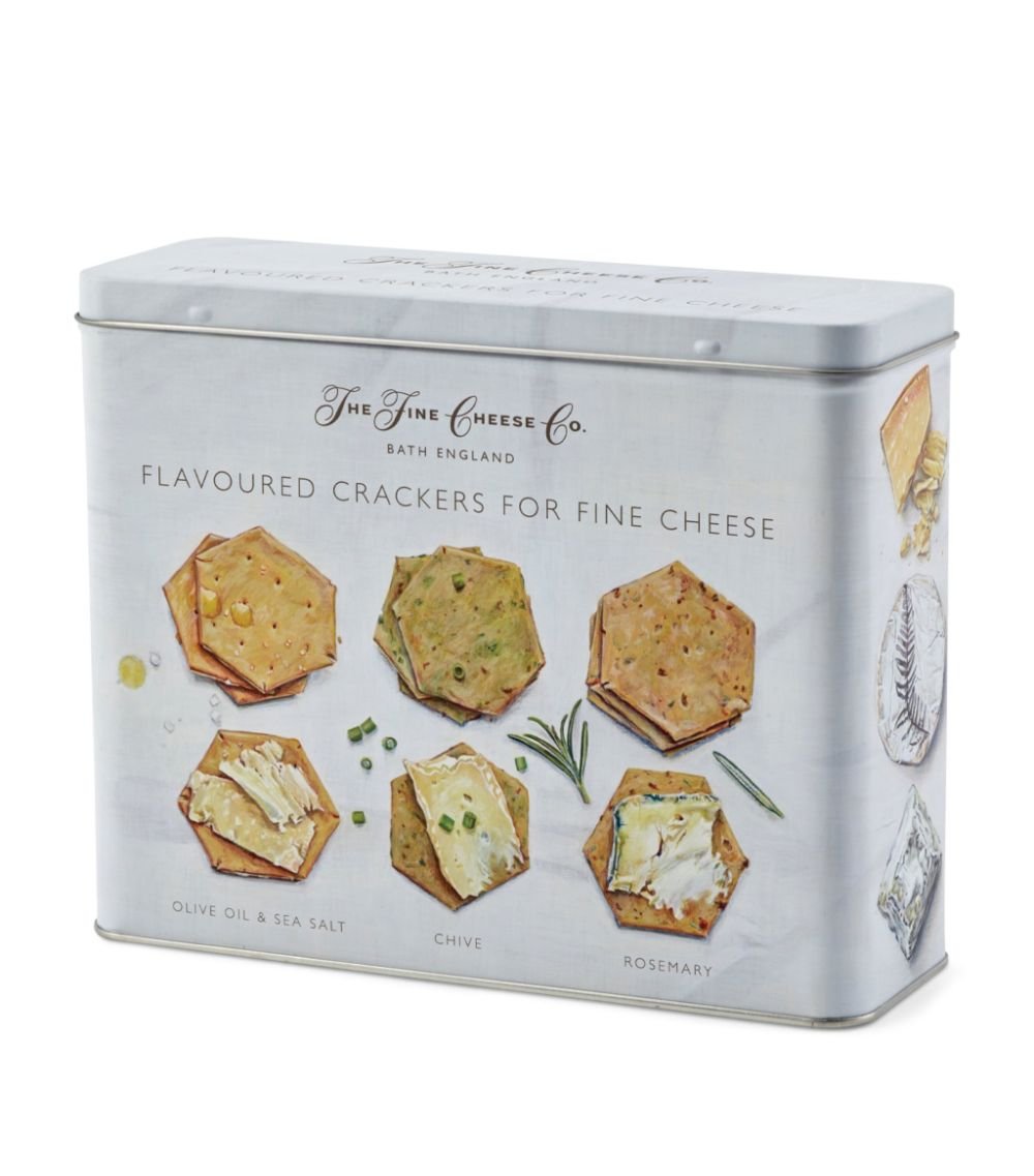 The Fine Cheese Co flavoured cracker selection tin