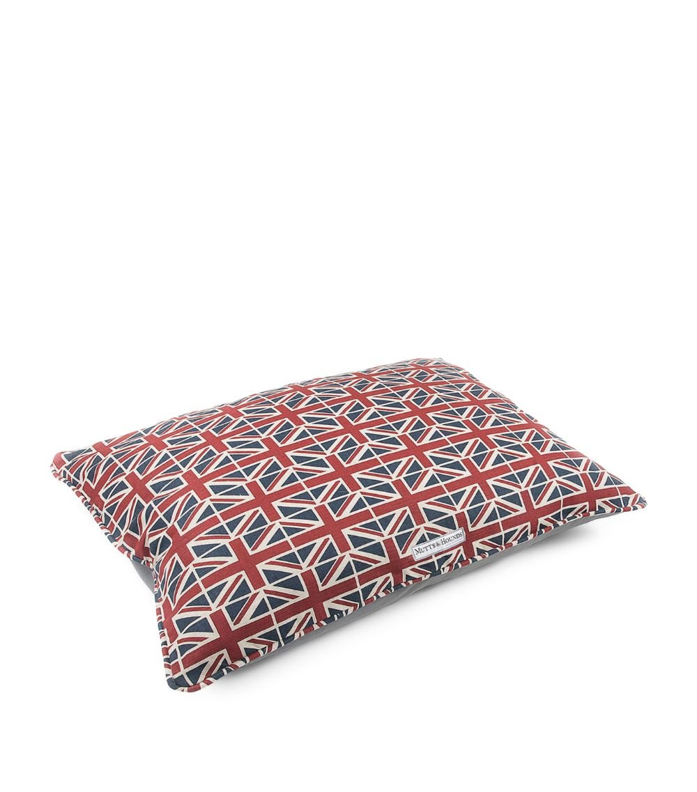 Mutts and Hounds Union Jack pillow dog bed 