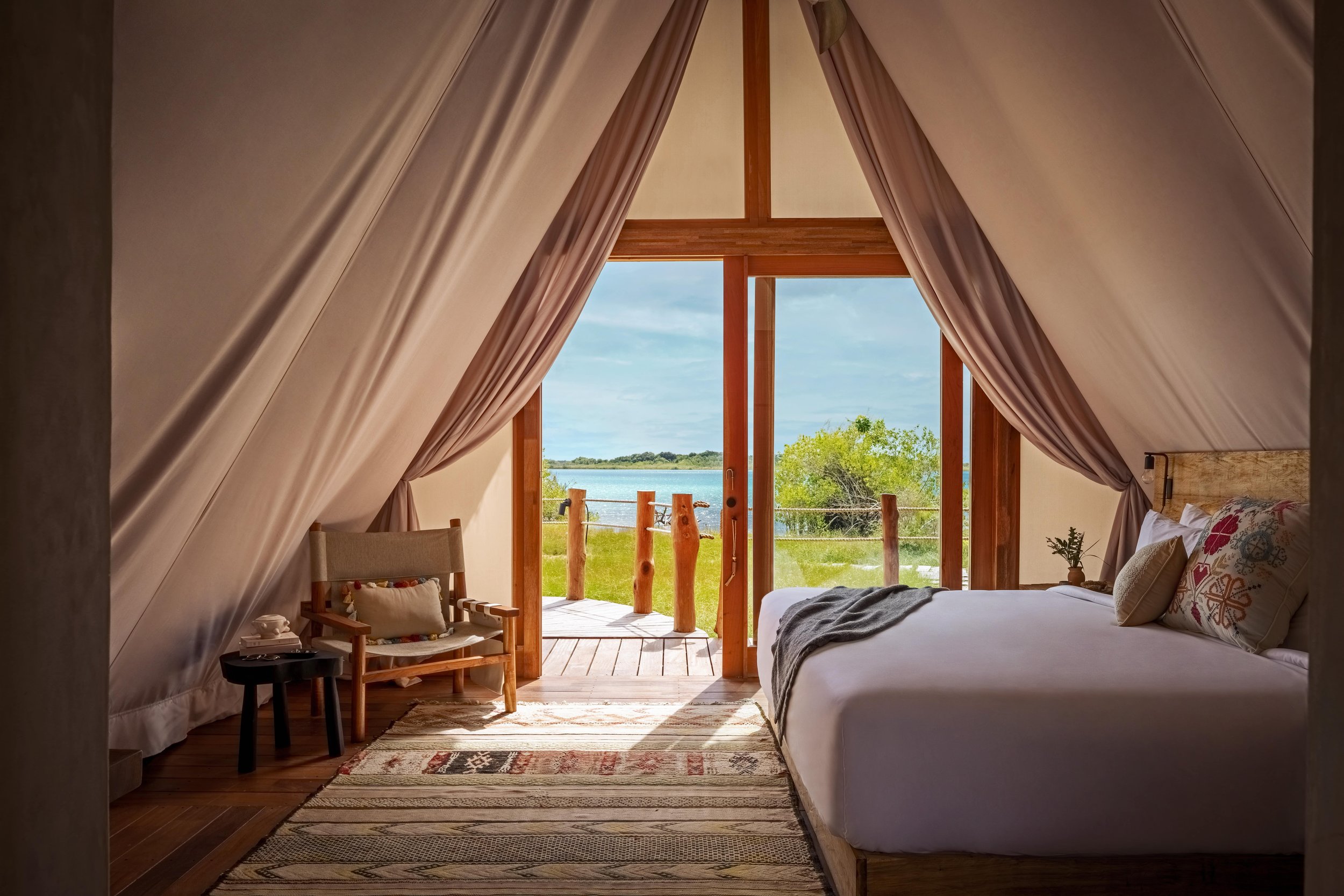 Habitat bedroom with view