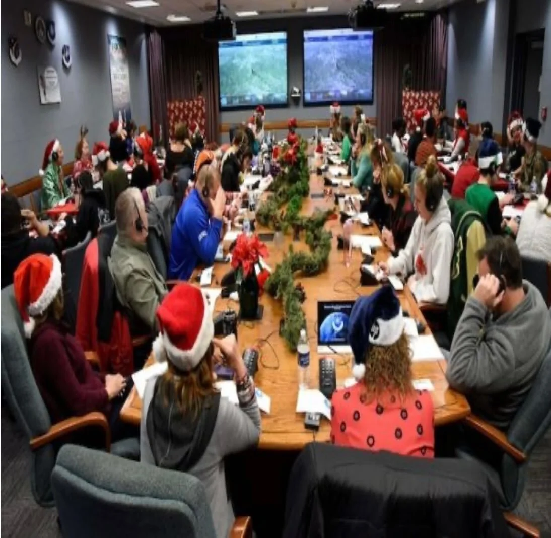 For 364 days of the year, Colorado Springs based #Norad monitors and protects the airspace around the USA and Canada. 
However on Christmas Eve, Norad&rsquo;s job is to track Santa on his journey from the North Pole as he delivers presents to childre