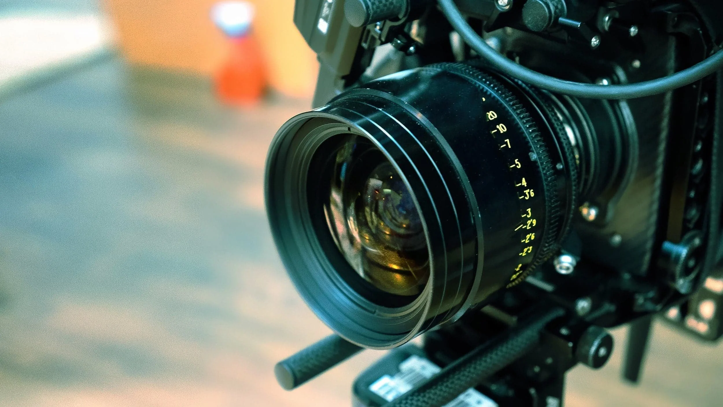 Close up of a black camera 