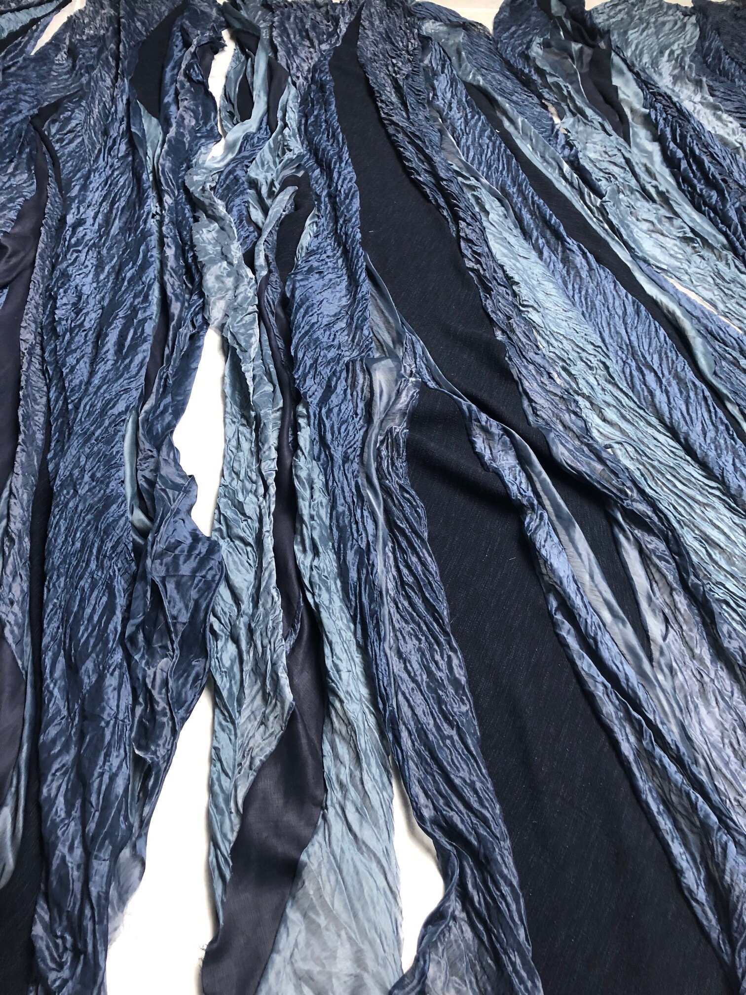 Art draperies, AIRA, process, 2019