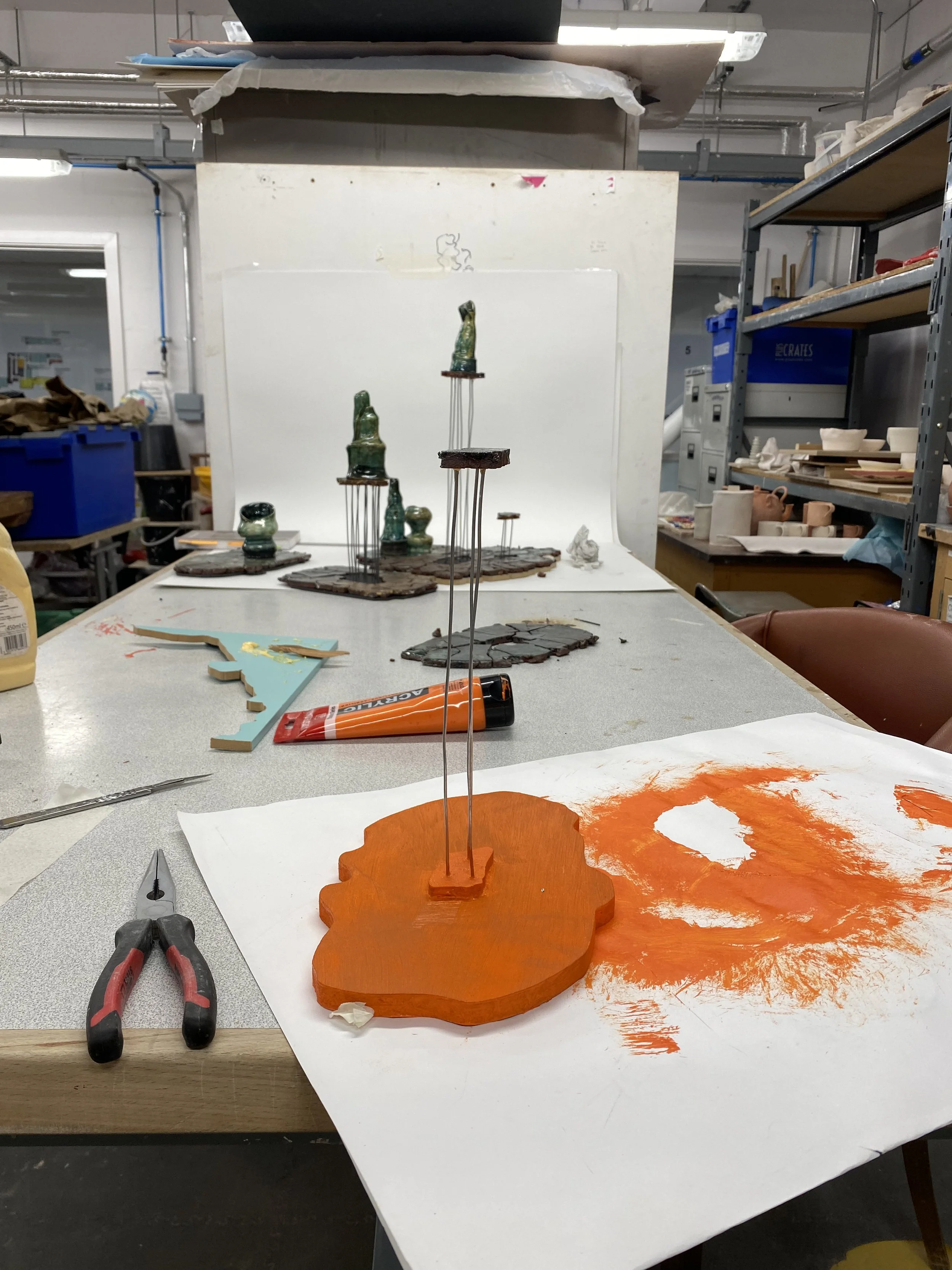 Fig. 3 Experimenting with the colours associated with hazard. 