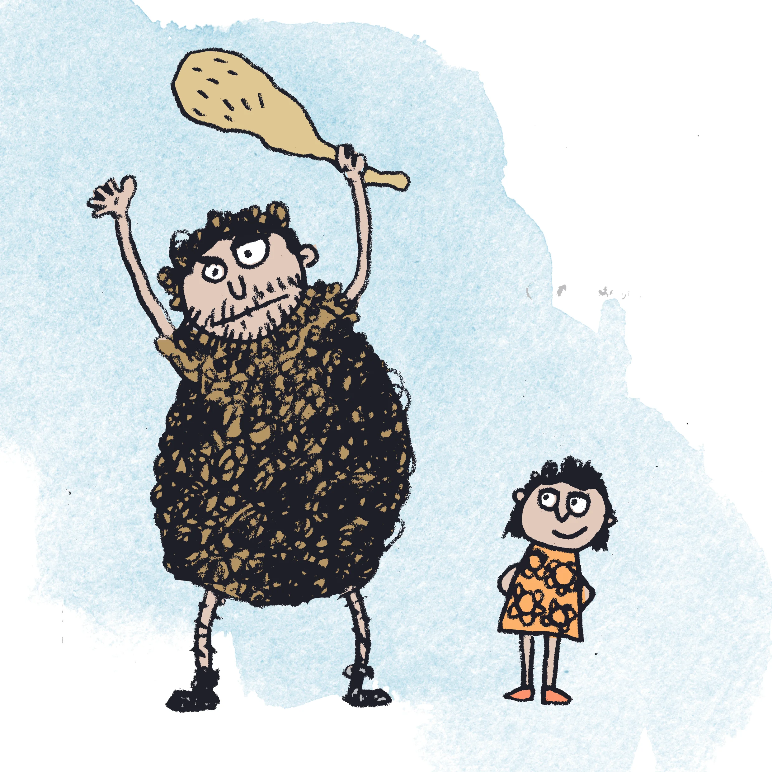 Caveman Dad illustrated by Steve Wells