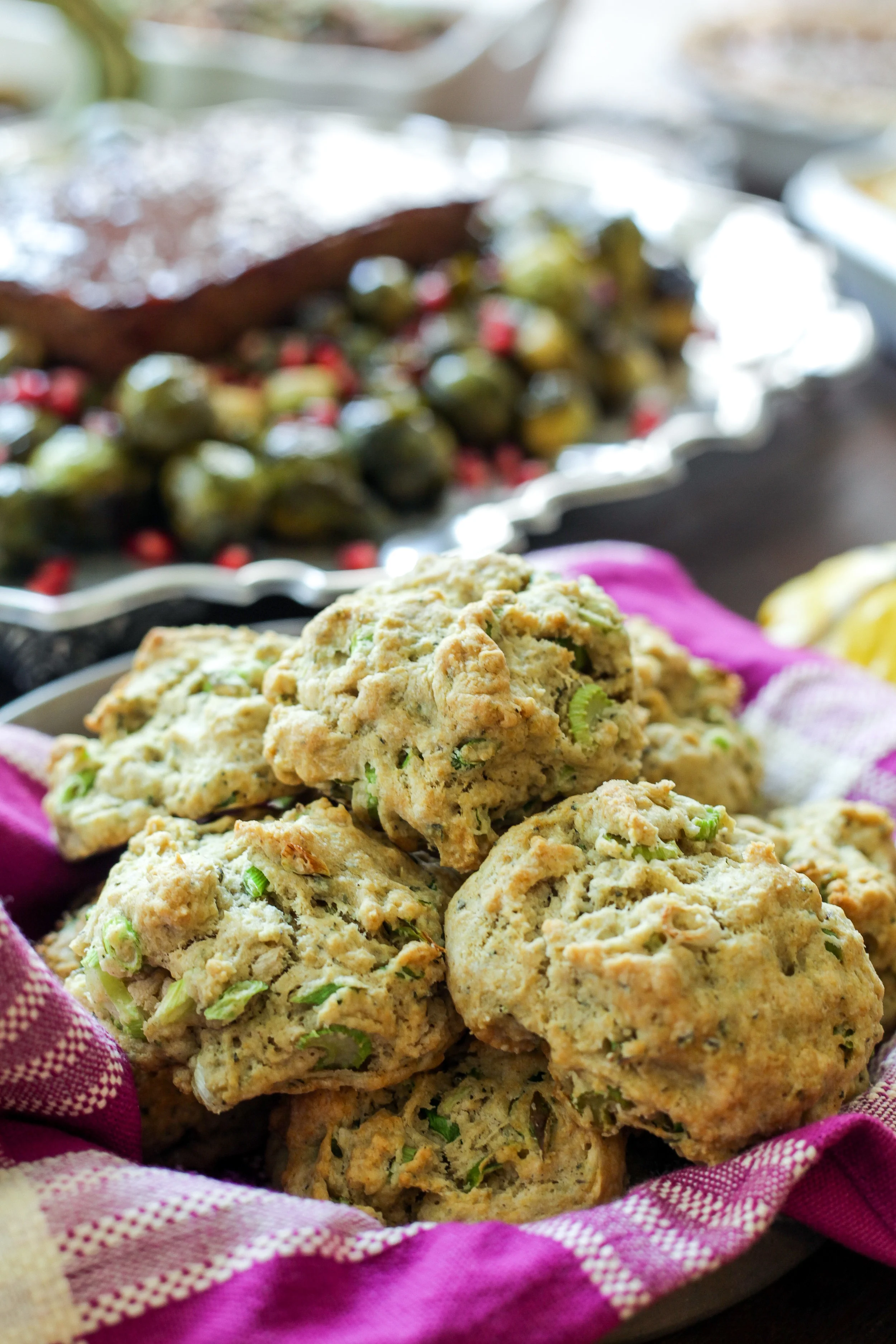 Stuffing Drop Biscuits