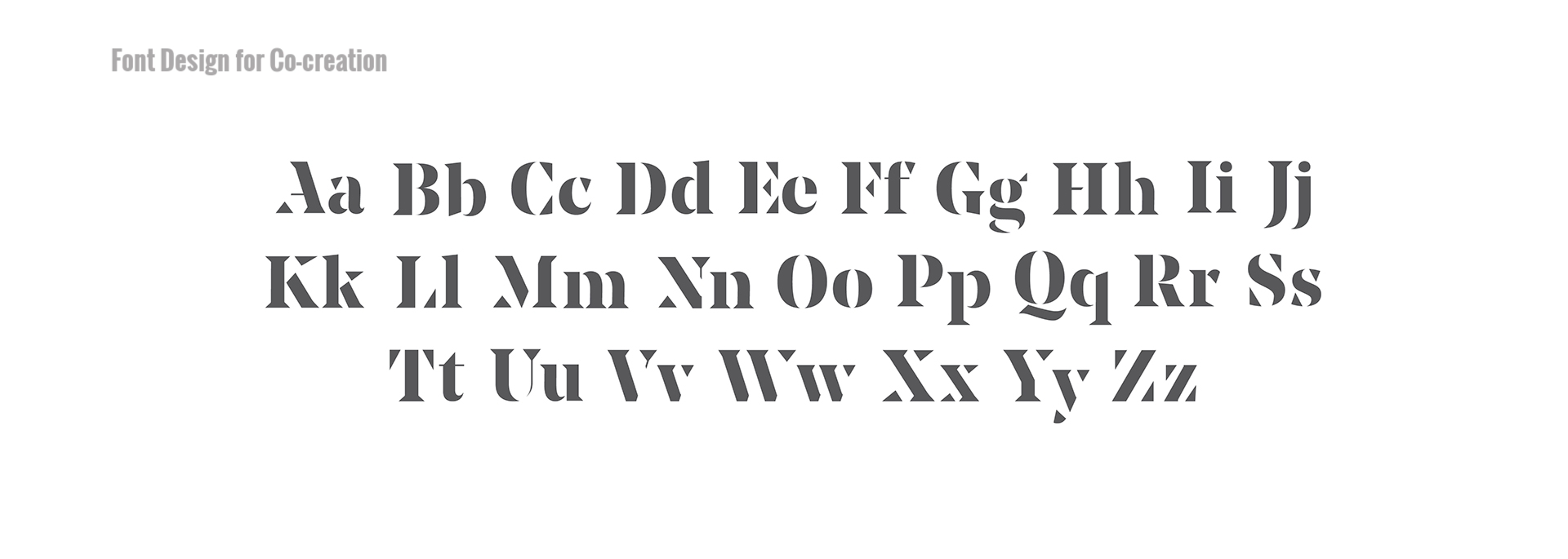 Tarkett Custom Font Design