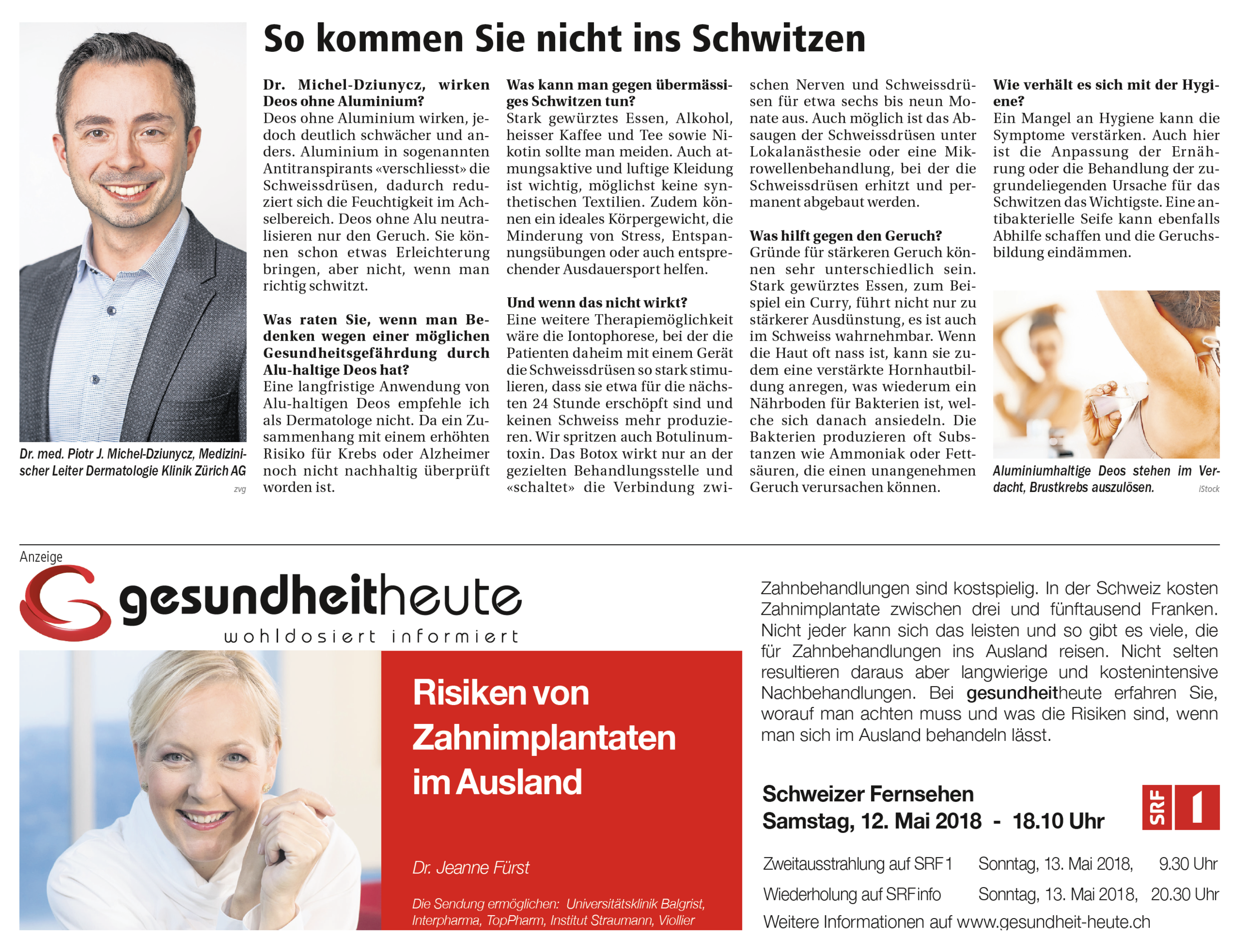 Dermatologie Klinik Zürich - Gesundheit Heute