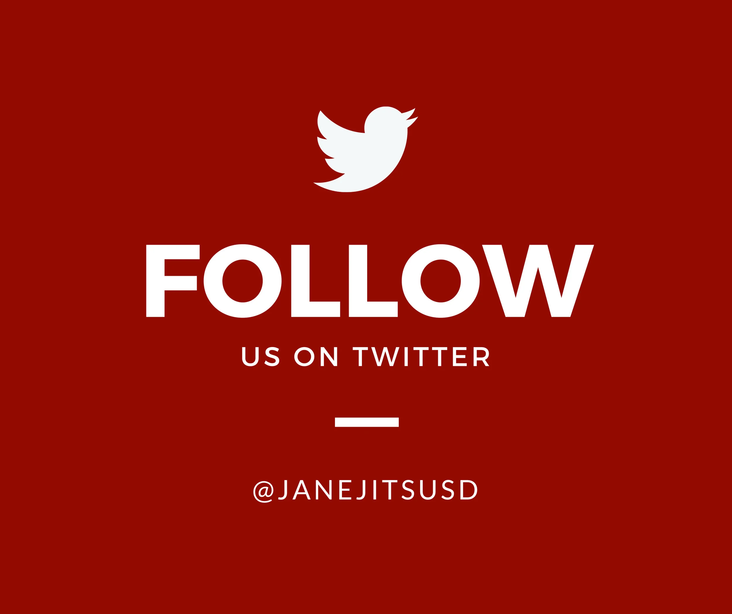 Follow Us On Twitter