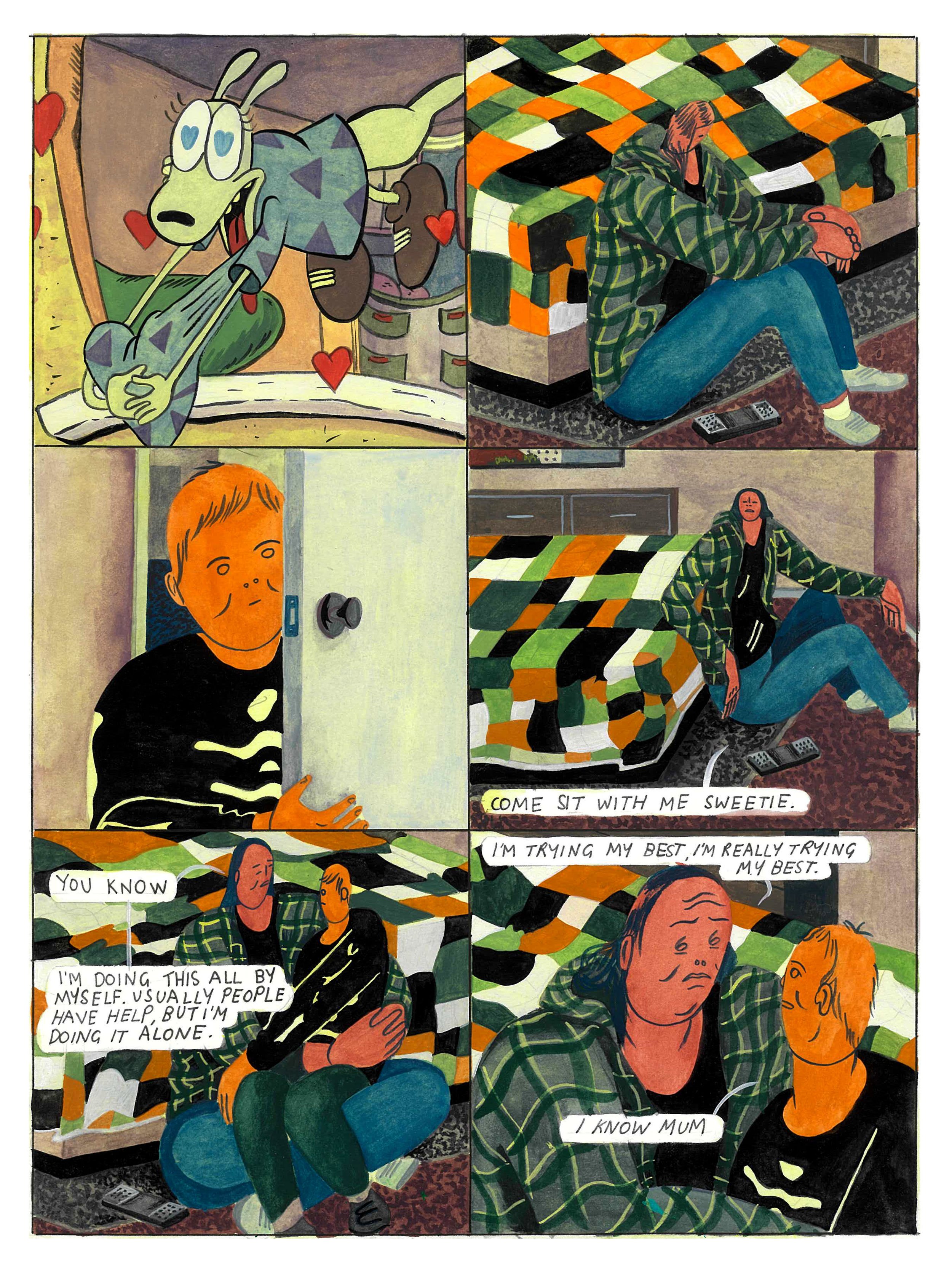 Original page from "Men I Trust" by Tommi Parrish