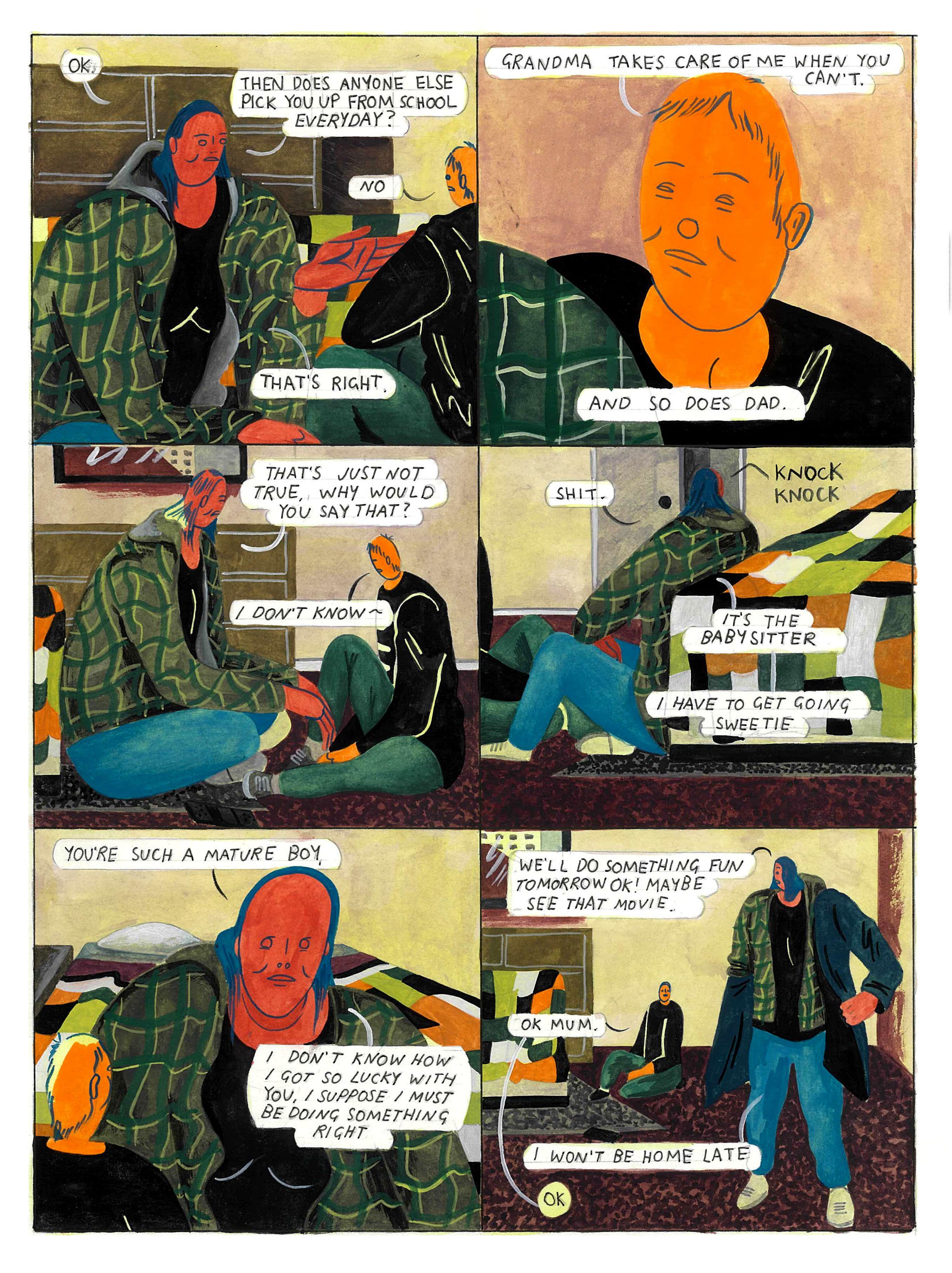 Original page from "Men I Trust" by Tommi Parrish