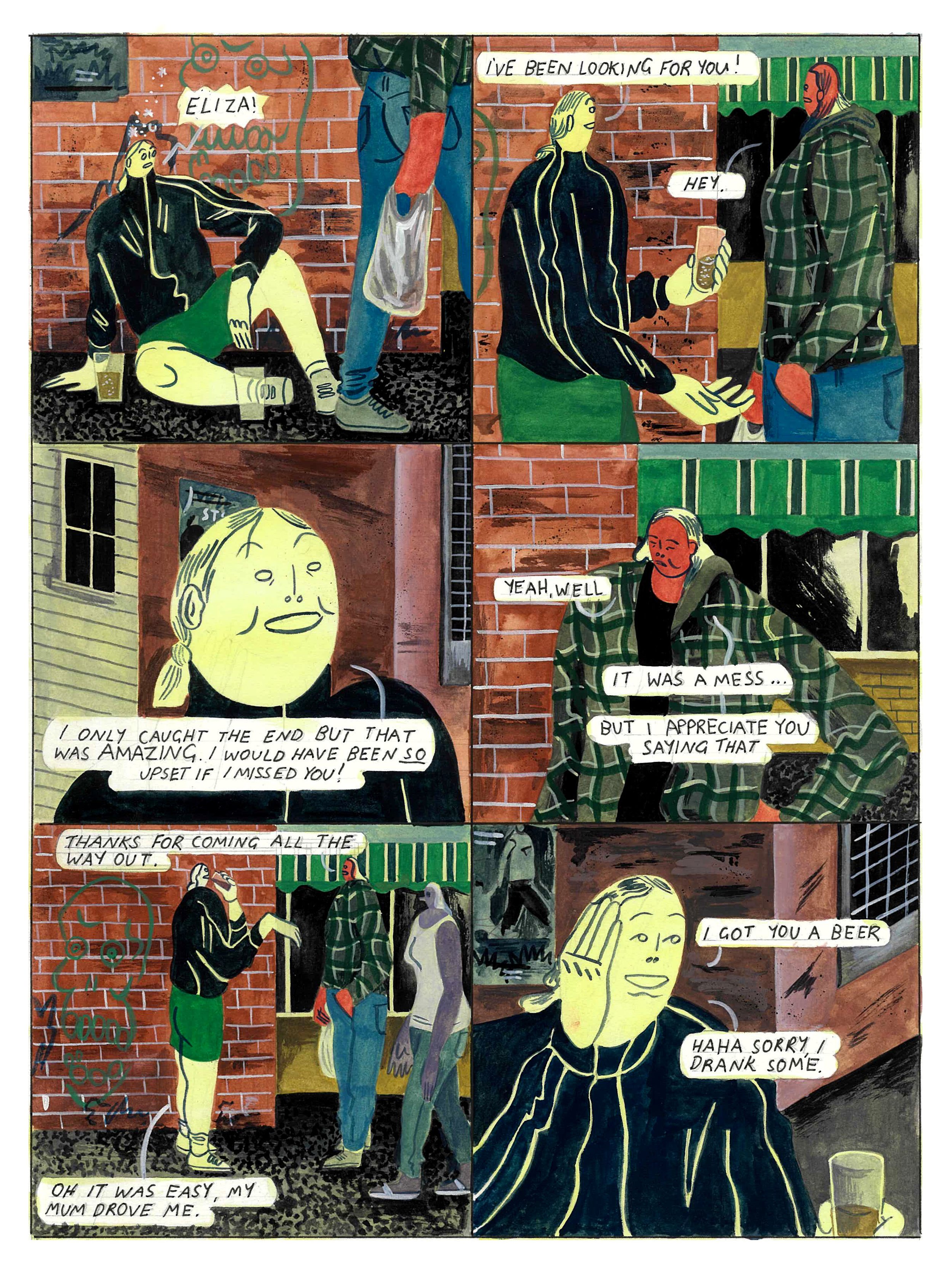 Original page from "Men I Trust" by Tommi Parrish