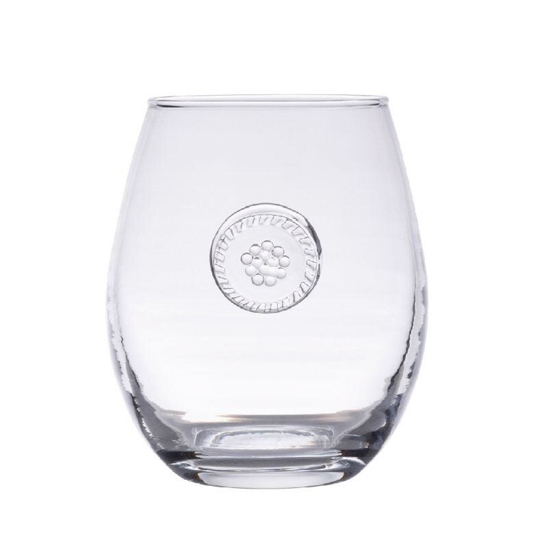 Stemless Wine Glass Set of 2  Mom and Dad Wine Glasses - Balfour of Norman