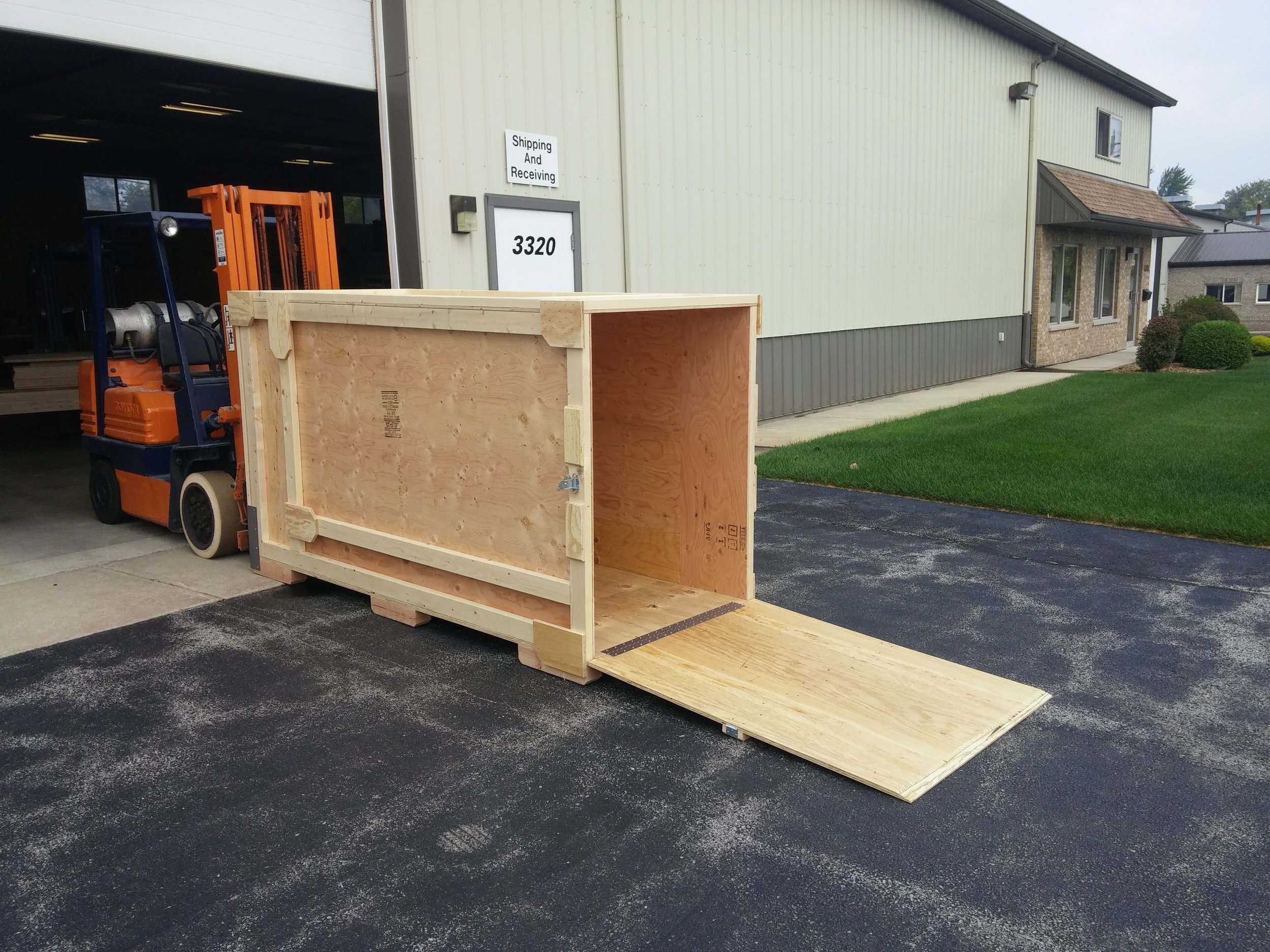 Trade Show Crates / Reusable Crates — Wooden shipping crates Custom