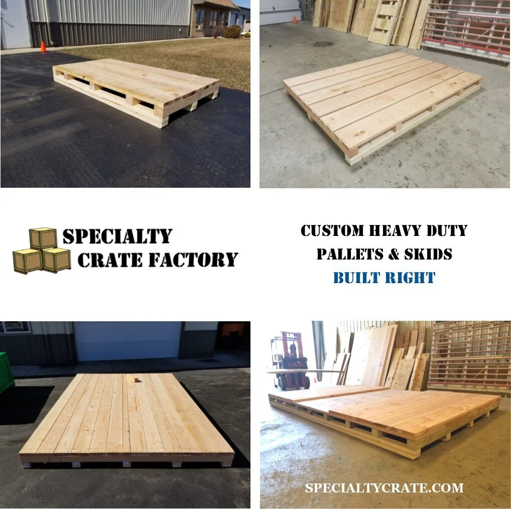 Products and Services — Wooden shipping crates Custom Crating at Specialty Crate Factory