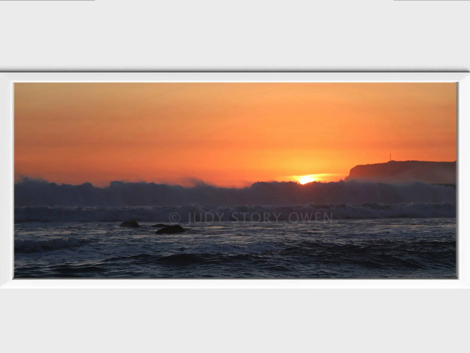 Slow Motion Ocean Sunset