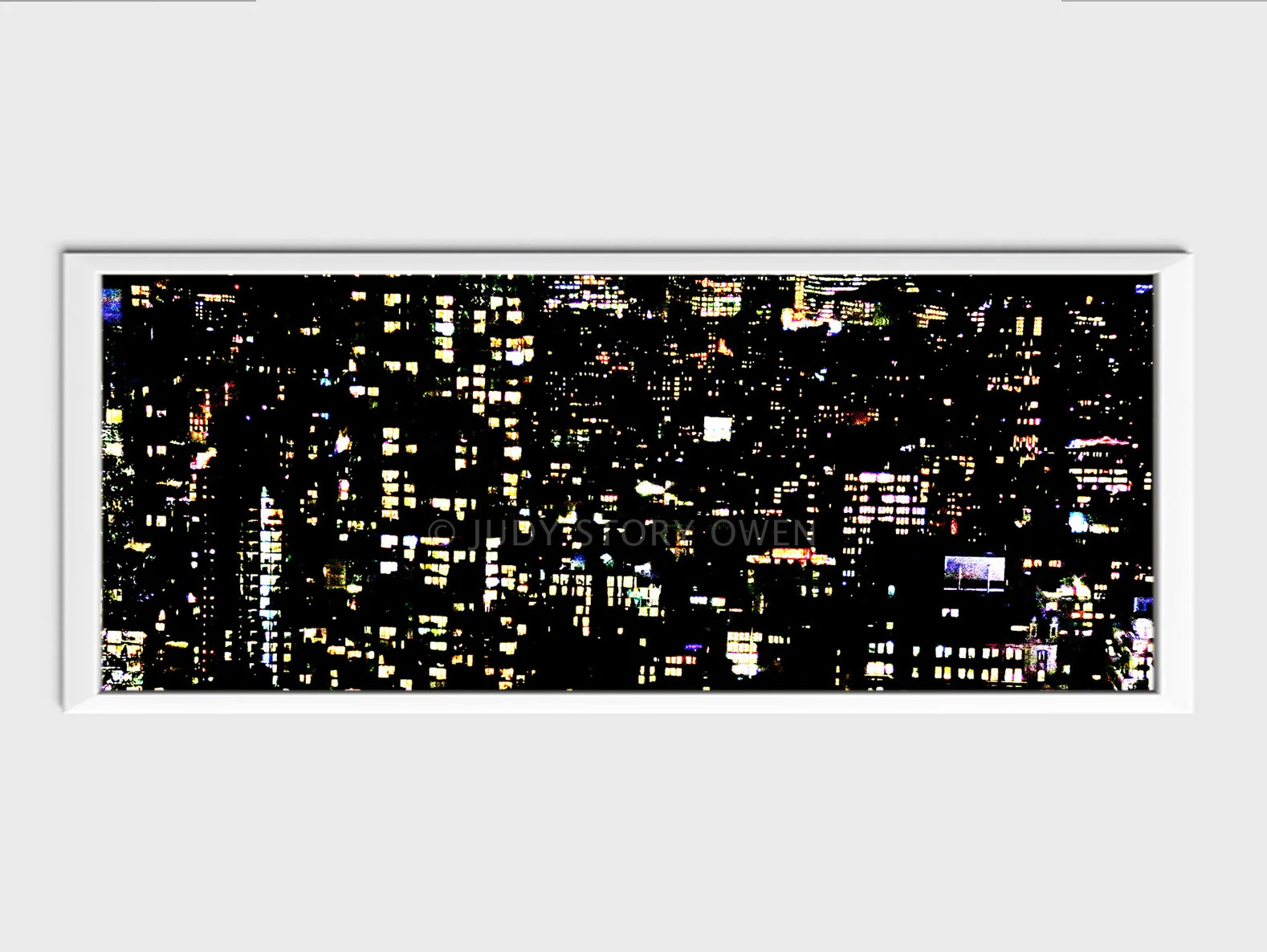 big city lights 20X8at1500pxwWMat9framed.jpg