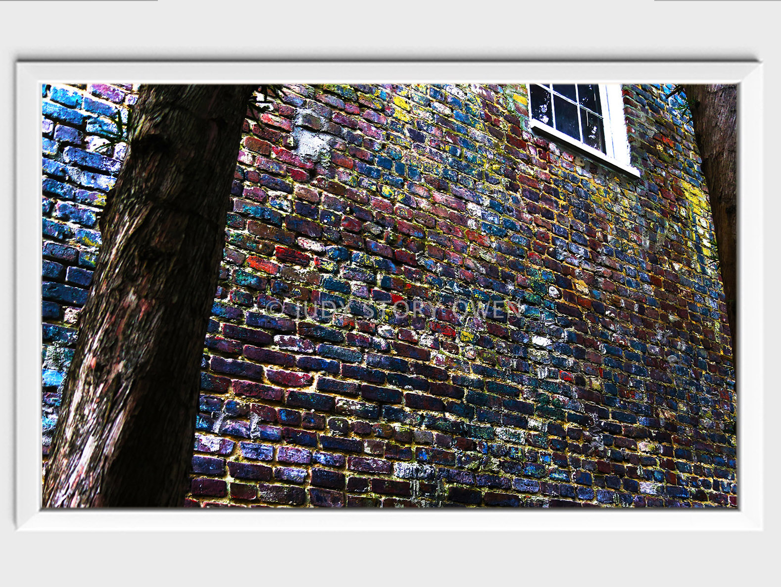 bricks of color 16X10at1500pxwWMat9framed.jpg
