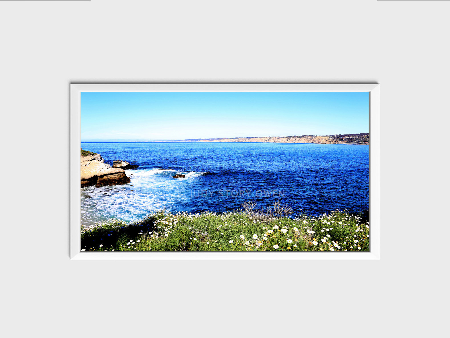 from la jolla to torrey pines 18X10at1500pxwWMat9framed.jpg