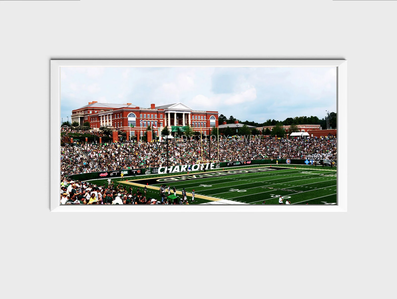 inaugural football uncc 24X12at1500pxwWMat9framed.jpg