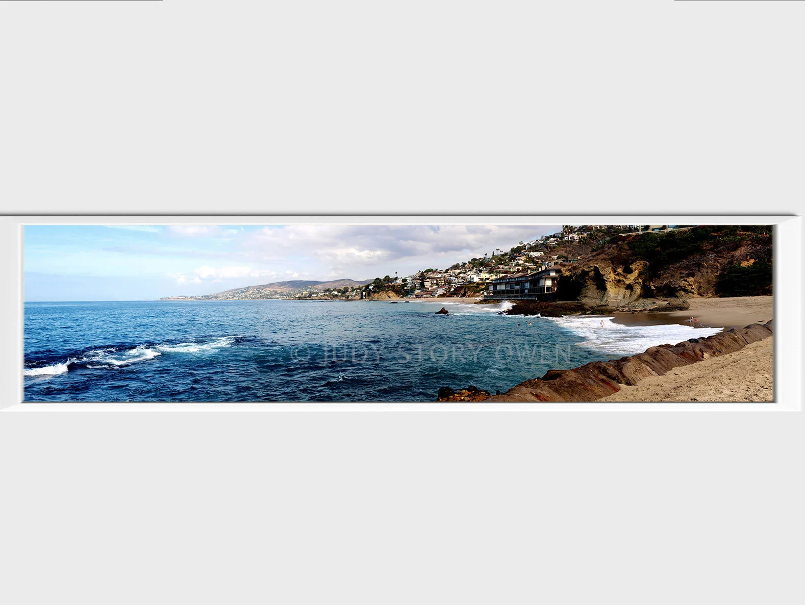 southern cali coast 30X7at1500pxwWMat9framed.jpg