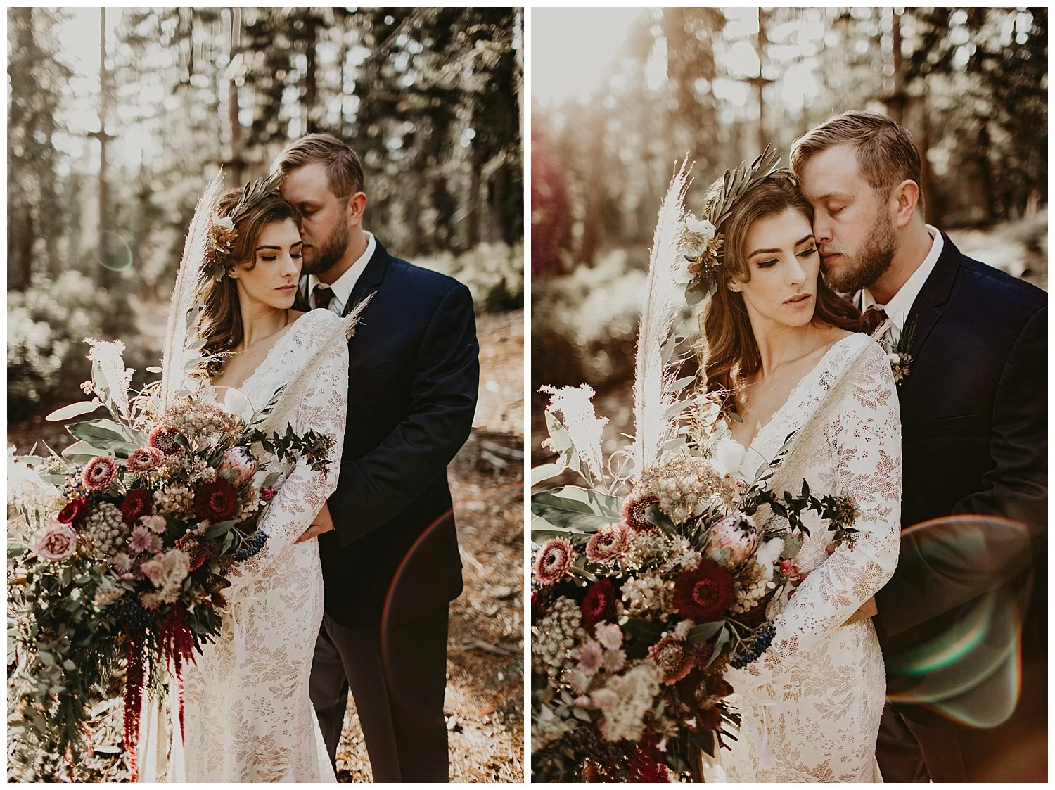 lake-tahoe-winter-wedding-boho-lace-wedding-dress-and-bouquet.jpg