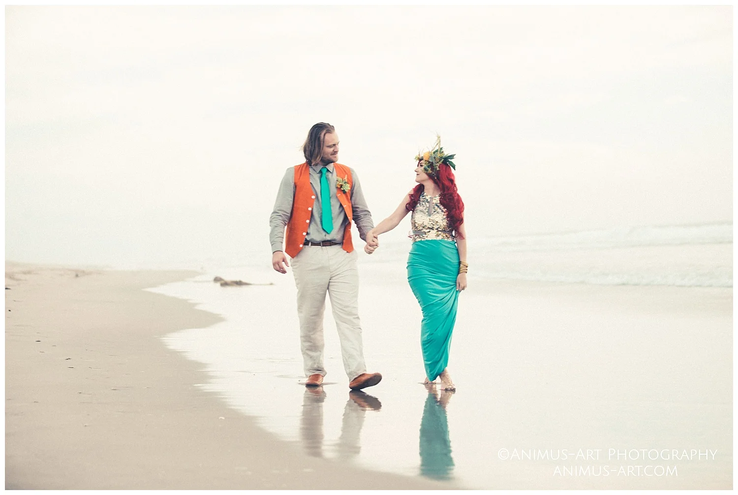Aquaman and Mera at the Beach Inspired Wedding.jpg