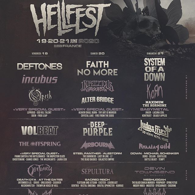 Great to be on the bill of  @hellfestopenair next year #xentrix #thrashmetal #ukthrashmetal #hellfest #burythepain #listenablerecords