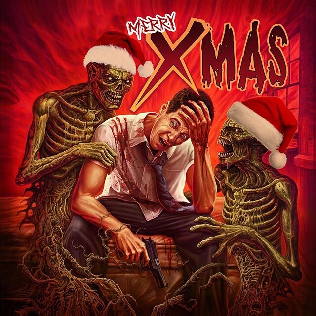 Here&rsquo;s wishing everyone a very merry Xmas! Or whatever it is that you celebrate at this time of year! Cheers! #xentrix #burythepain #thrashmetal #ukthrash #listenablerecords