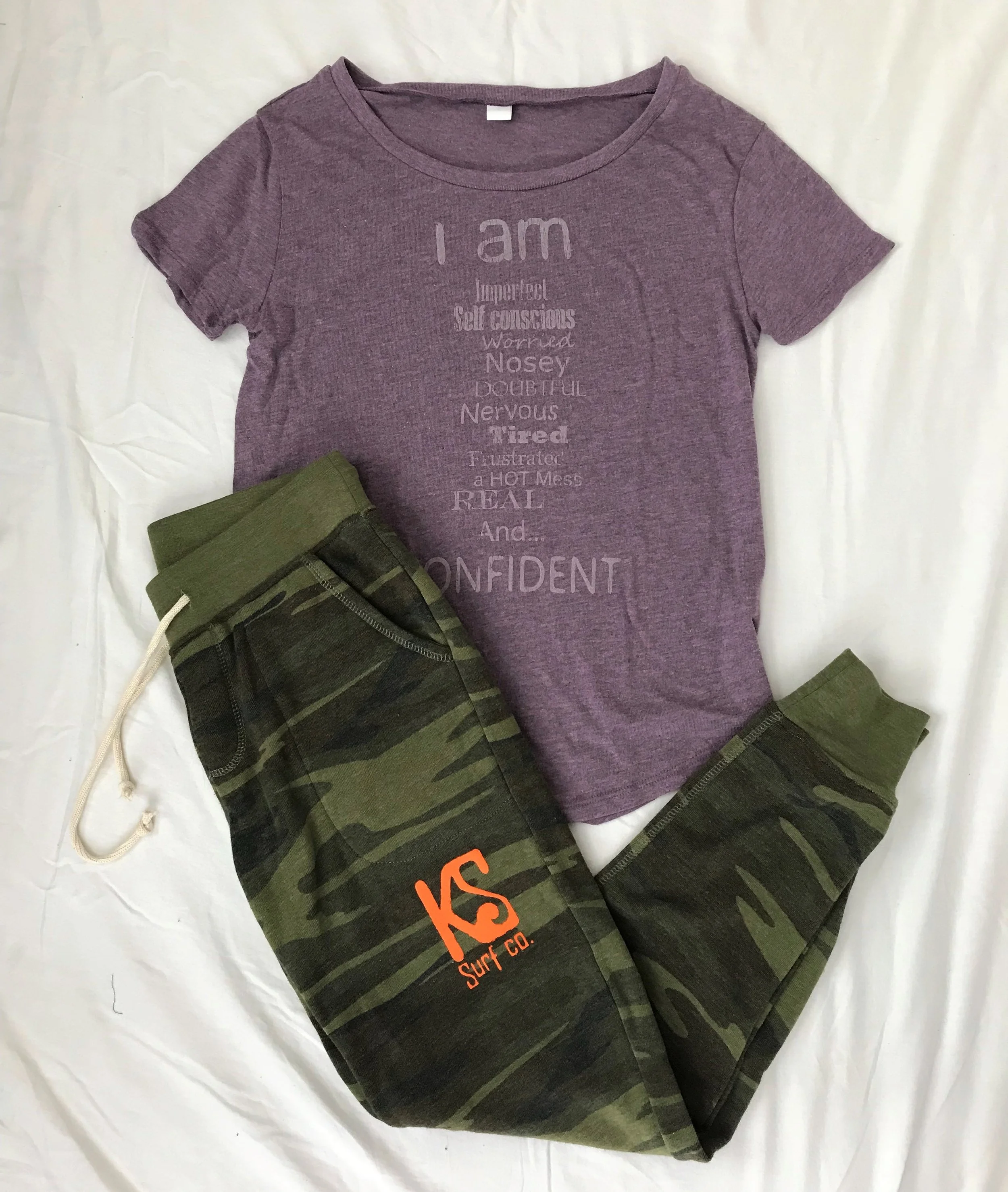 Iris Words tee_camo jogger stylized.jpg