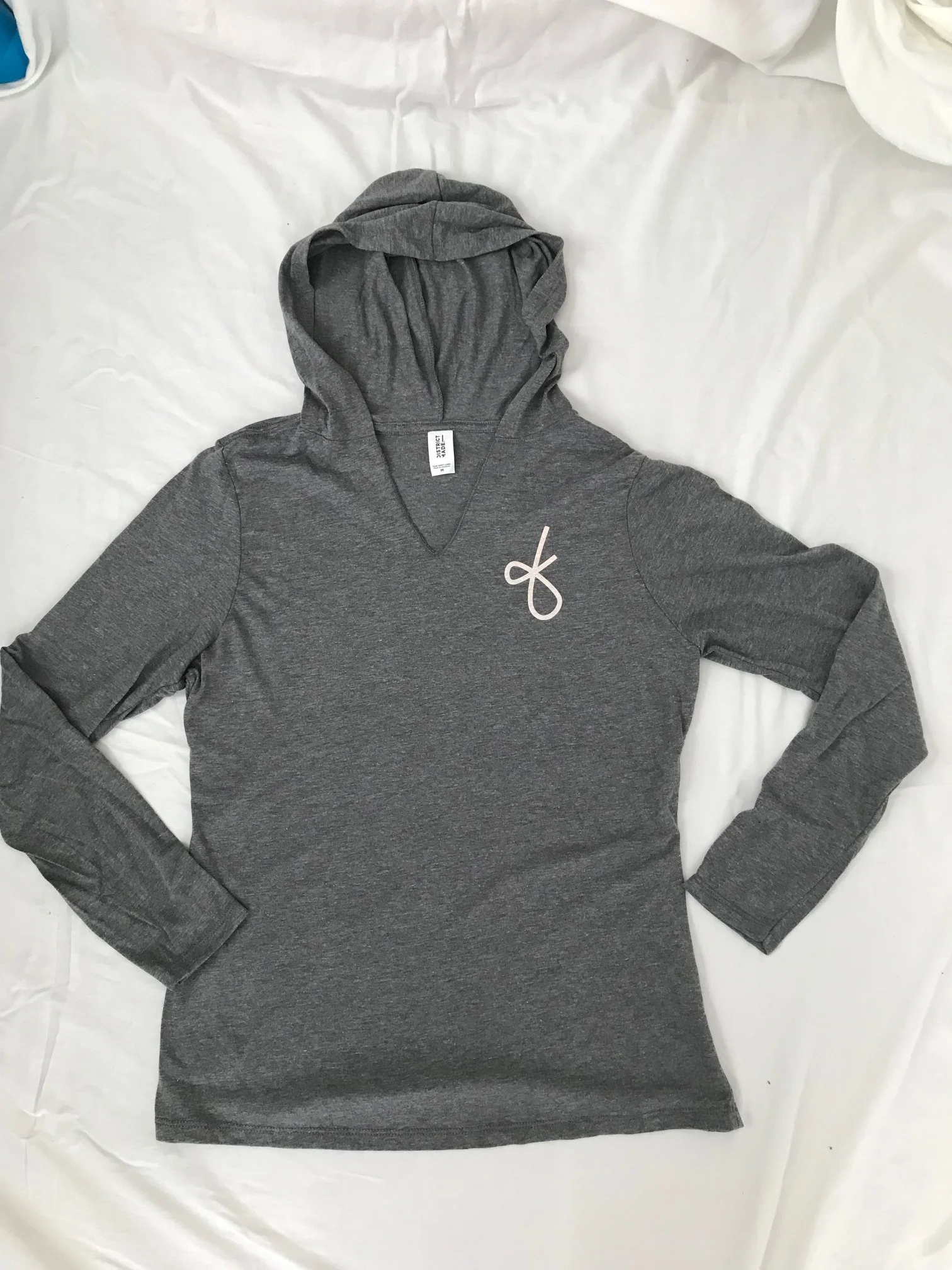 Triblend pullover Hoodie - Grey