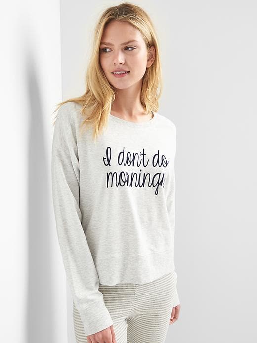 gap sleep graphic pullover