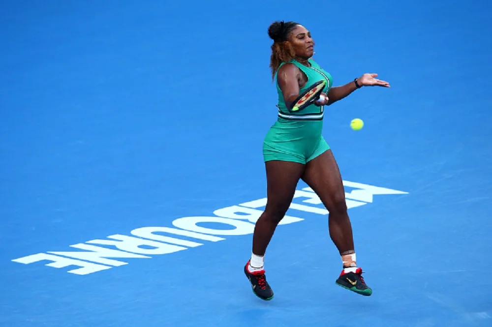 Serena Williams at the Australian Open. Image Credit- Tennis.com