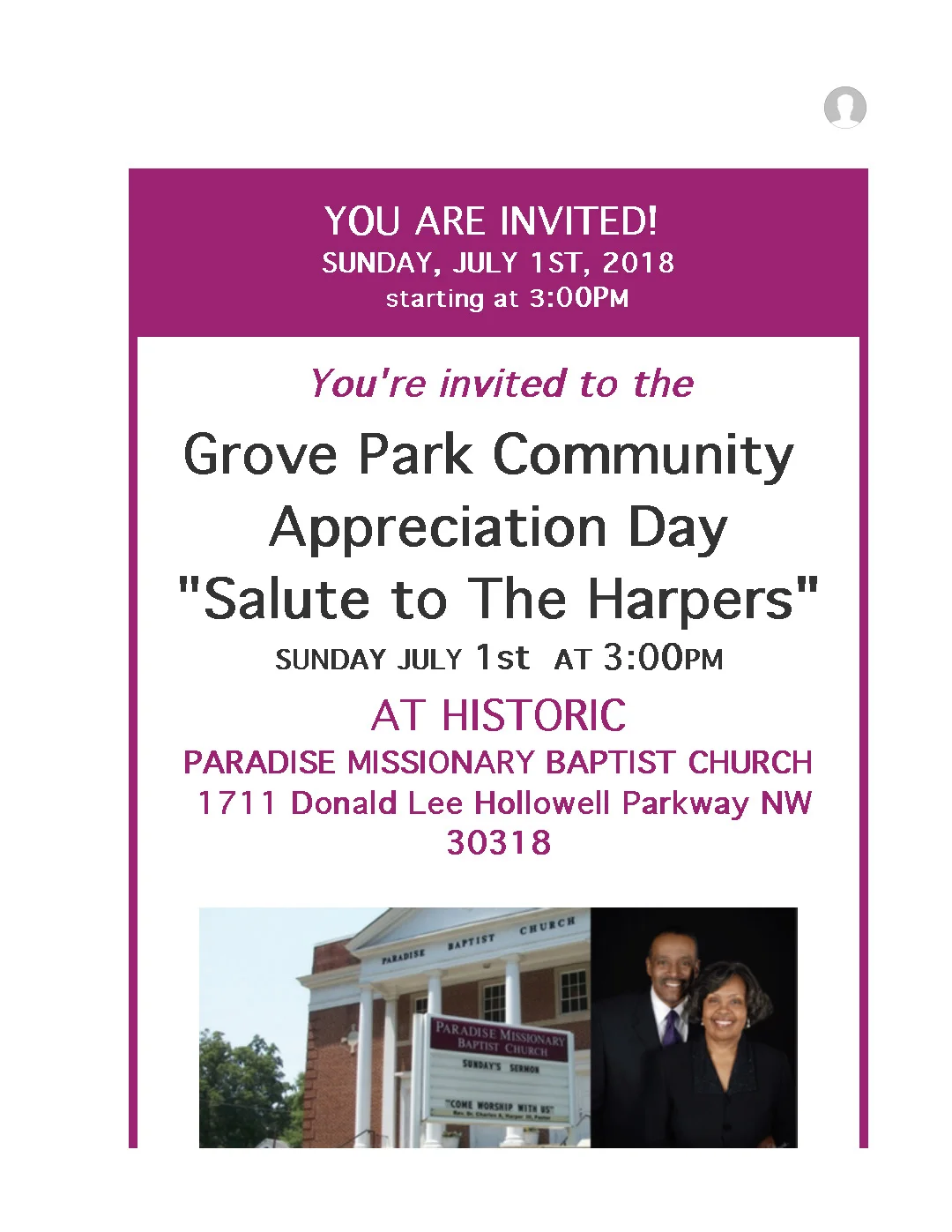 Join In Saluting The Harpers At Historic Paradise Baptist Church This Sunday July 1st_Page_1.jpg