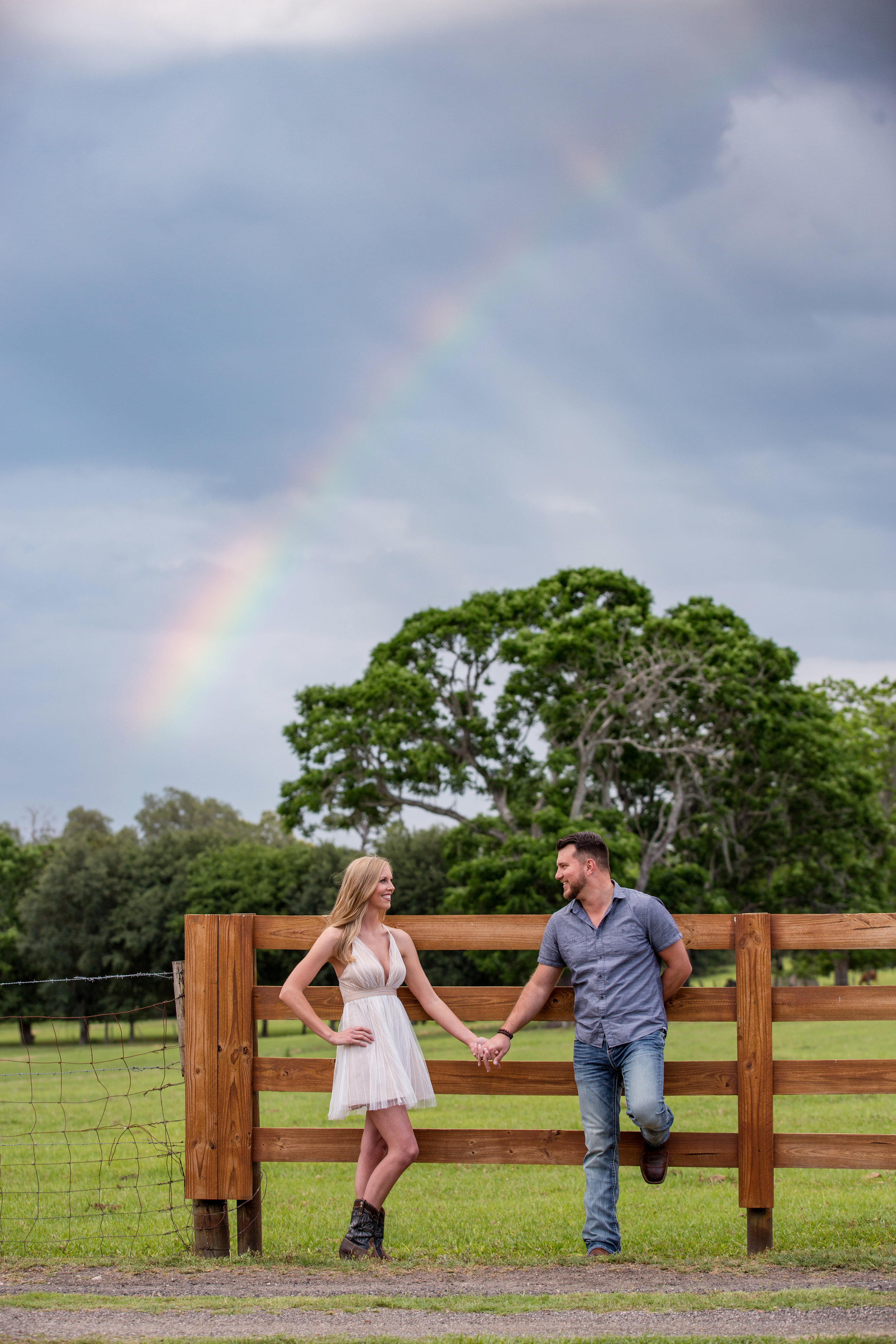 Gainesville Outdoor Engagement Photography Field Farm Photographer