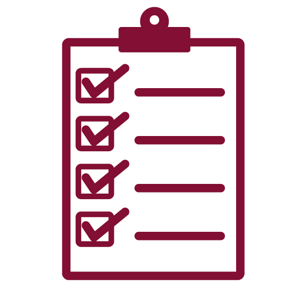 Quality Control Checklist Icon. hard drive destruction technology recycling document shredding security privacy data info information OKC Oklahoma City trust
