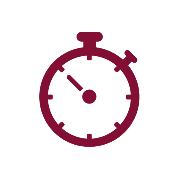 Procedures Stopwatch Icon. hard drive destruction technology recycling document shredding security privacy data info information OKC Oklahoma City trust