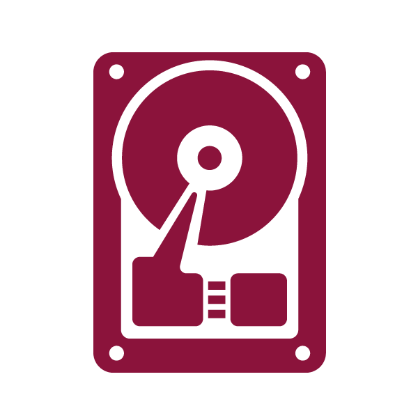Hard Drive Icon. hard drive destruction technology recycling document shredding security privacy data info information OKC Oklahoma City trust