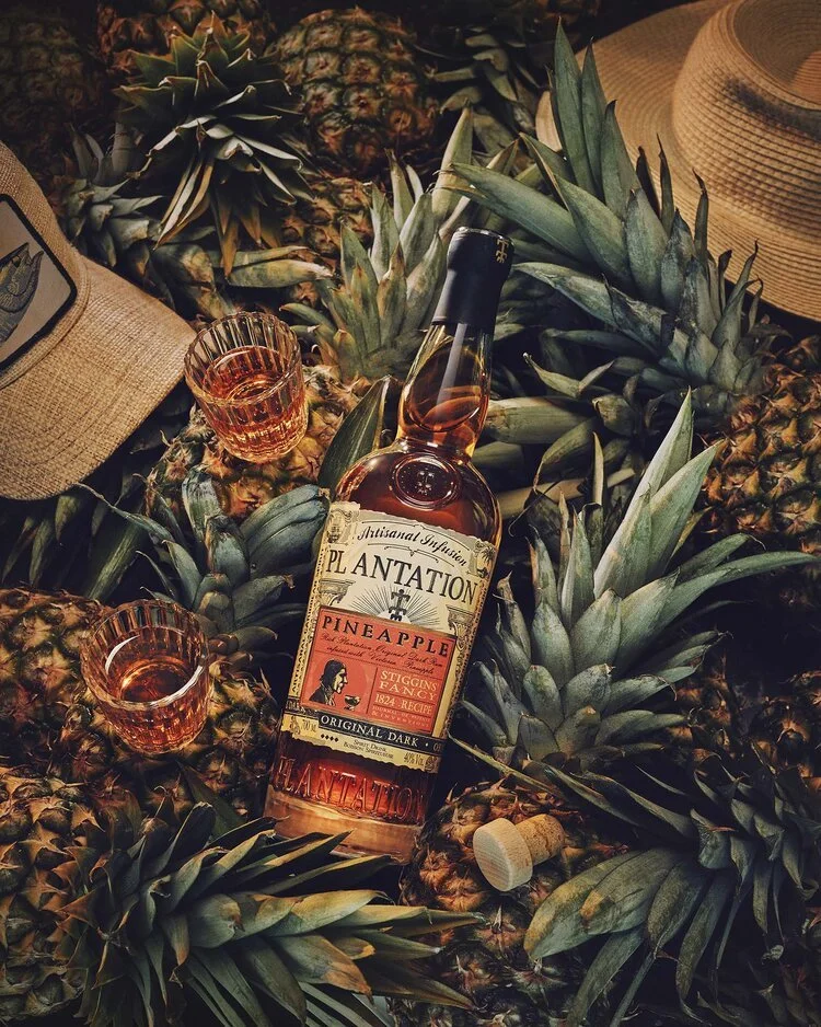 still life product photography of a bottle of rum by los Angeles drinks photographer Matthew Lloyd