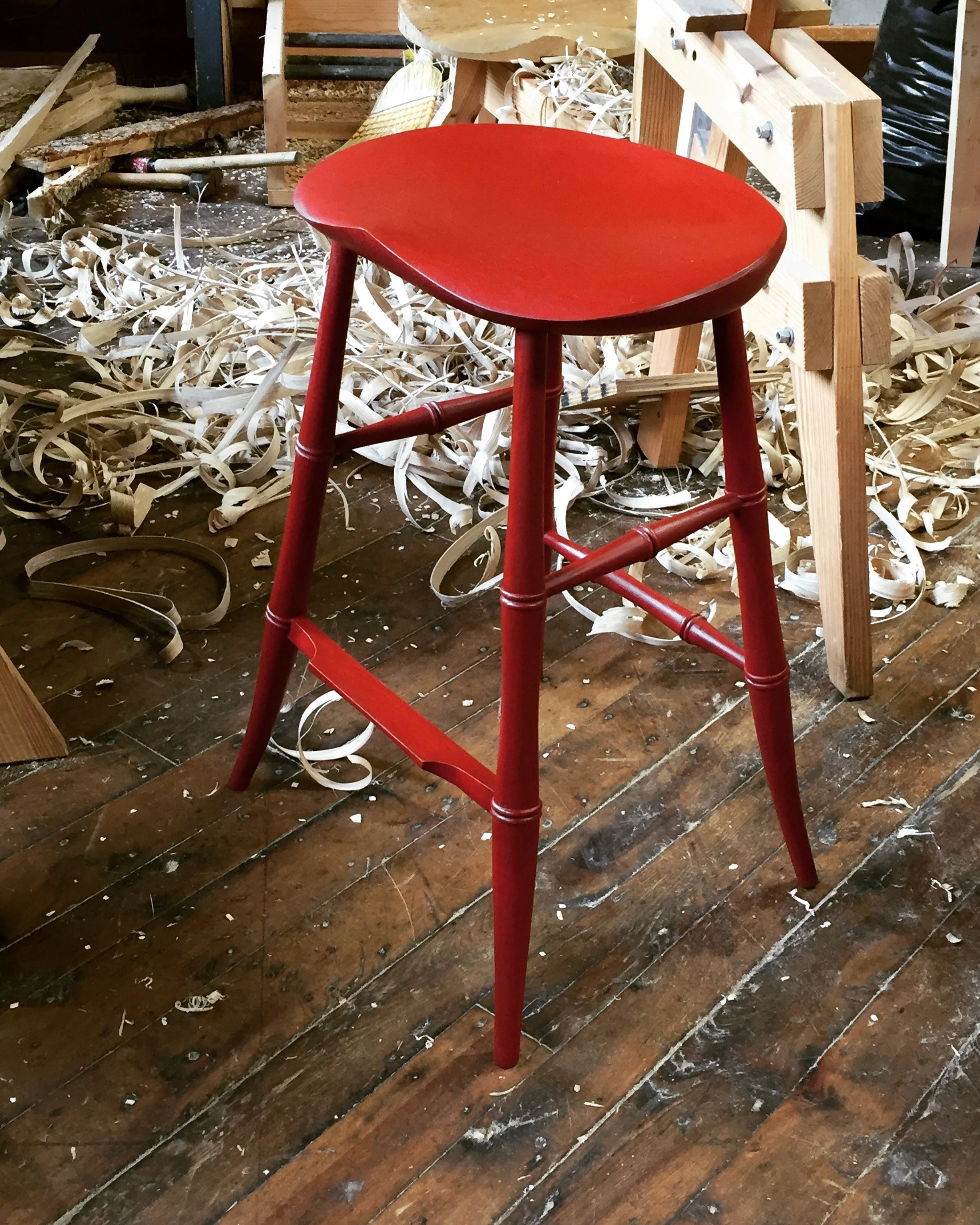Curved Leg Stool