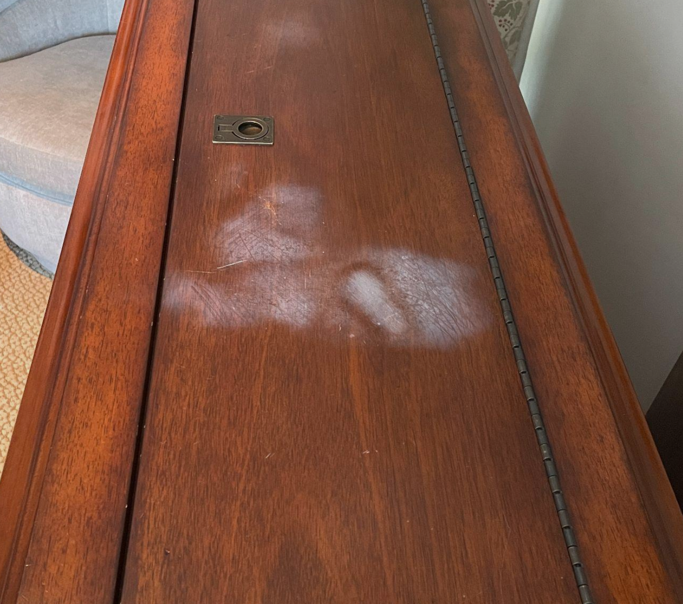 Before - cabinet top