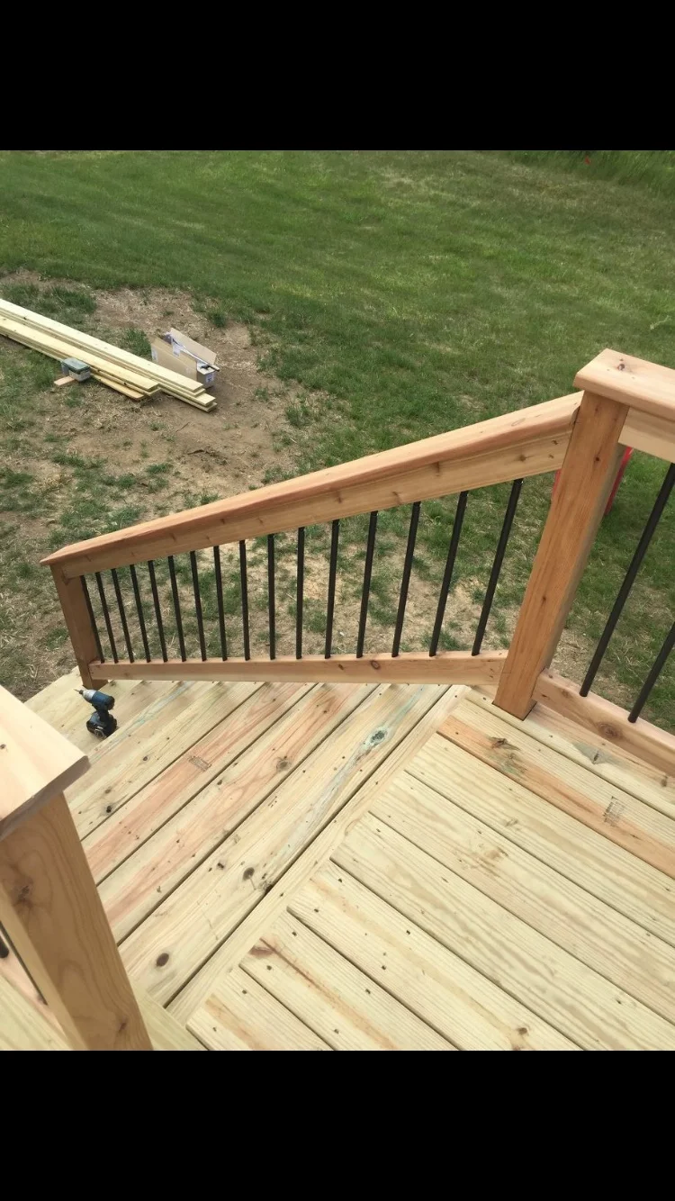 Green Treated Deck
