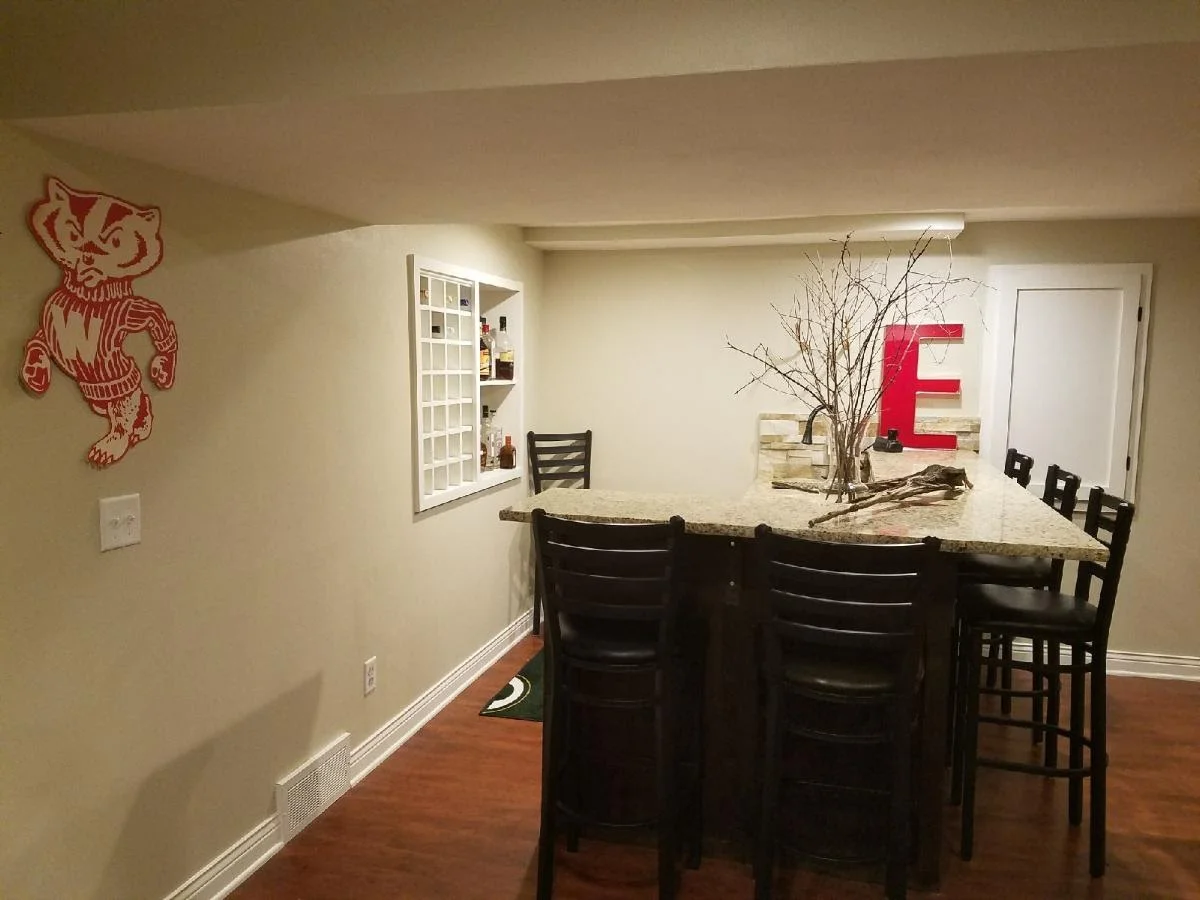 Basement Bar Area