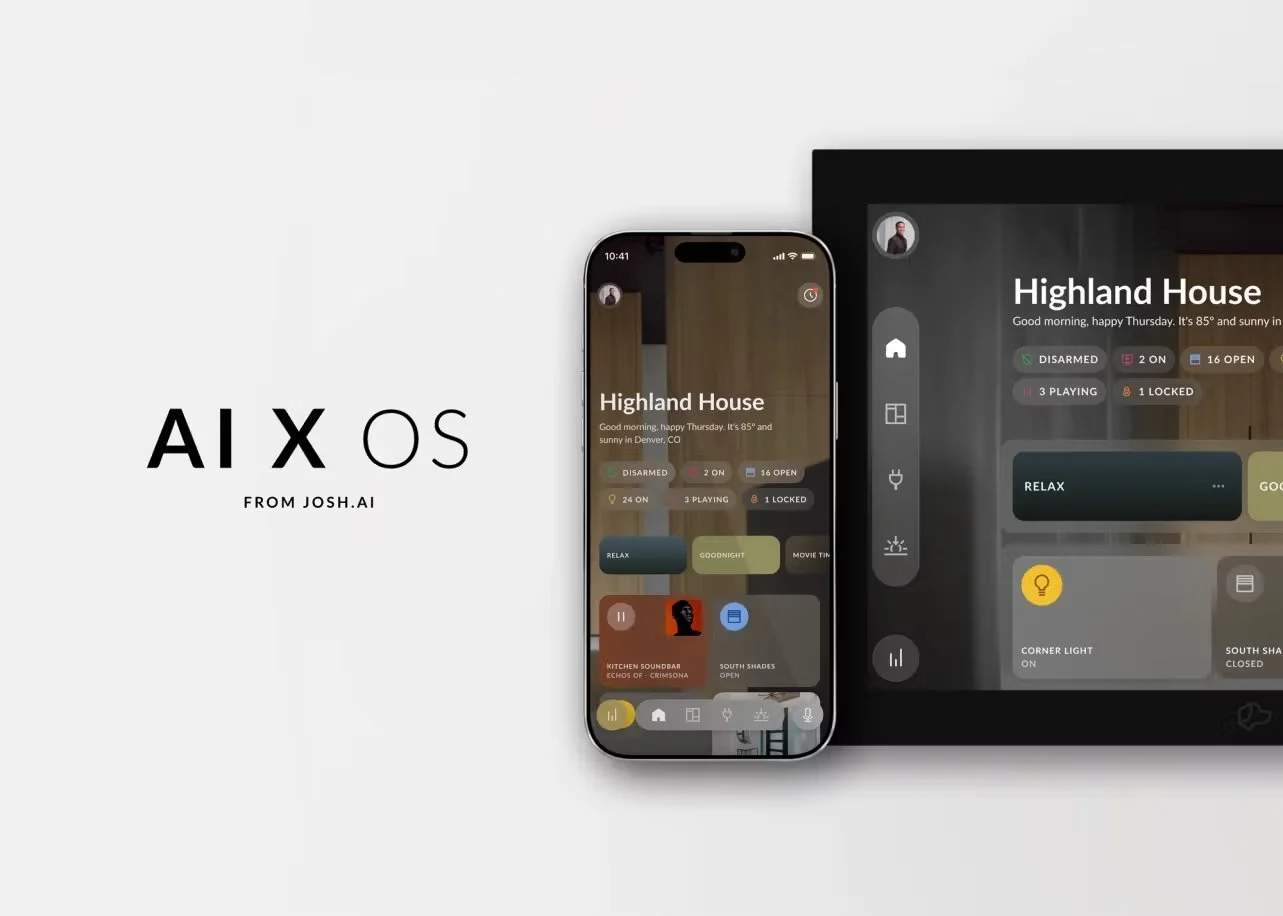 Josh.ai Launches AI X OS - A Reimagined Home Control Experience