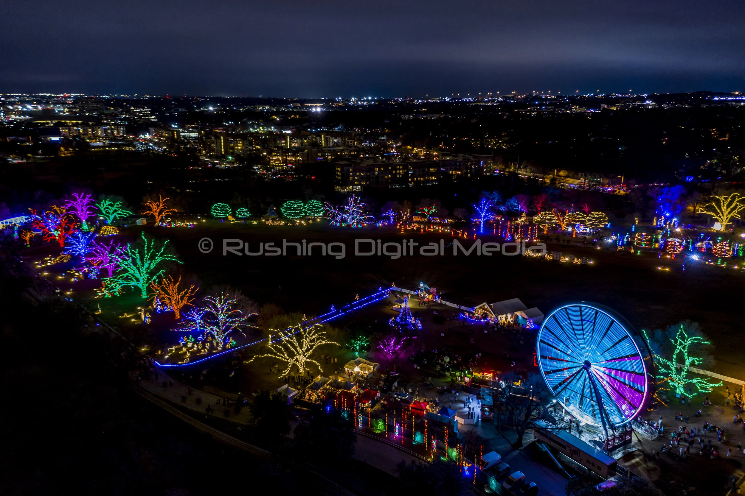 Austin Trail of Lights - Zilker Park 