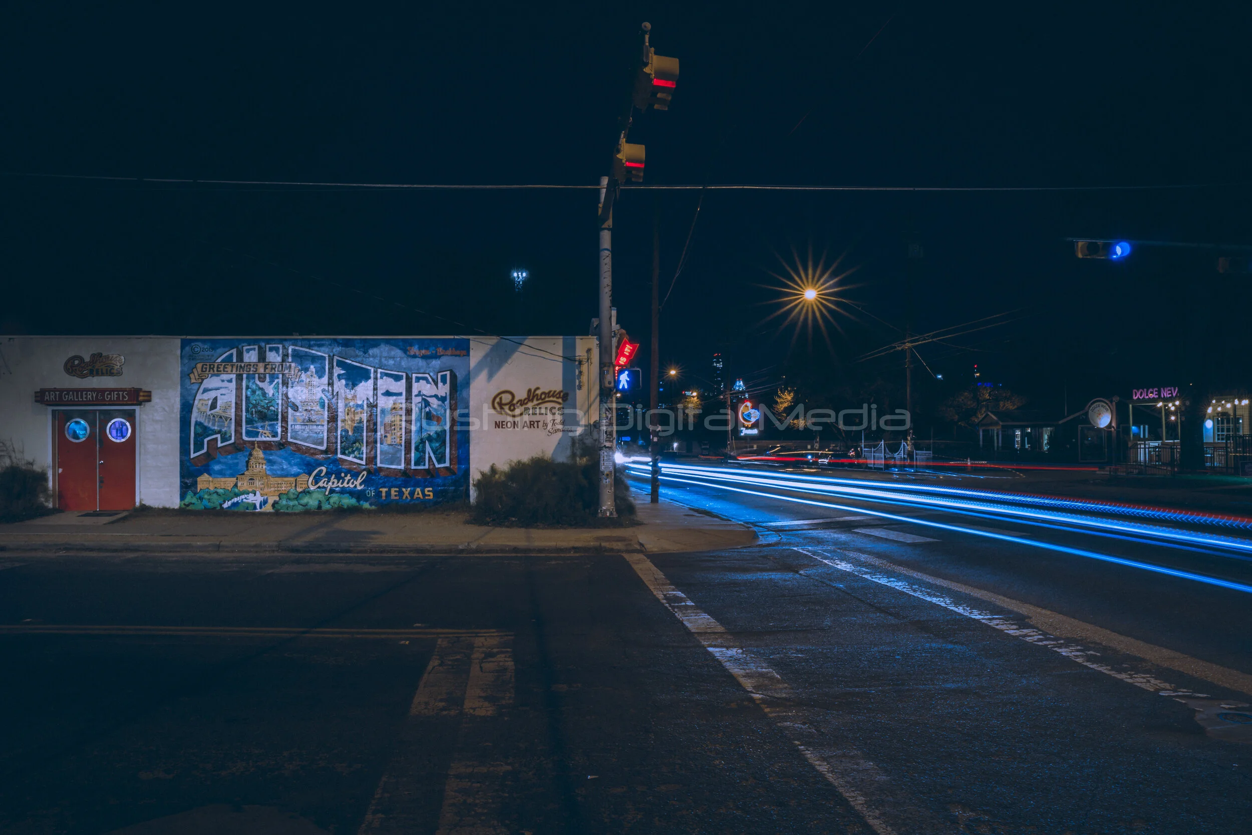 Greetings from Austin-Night