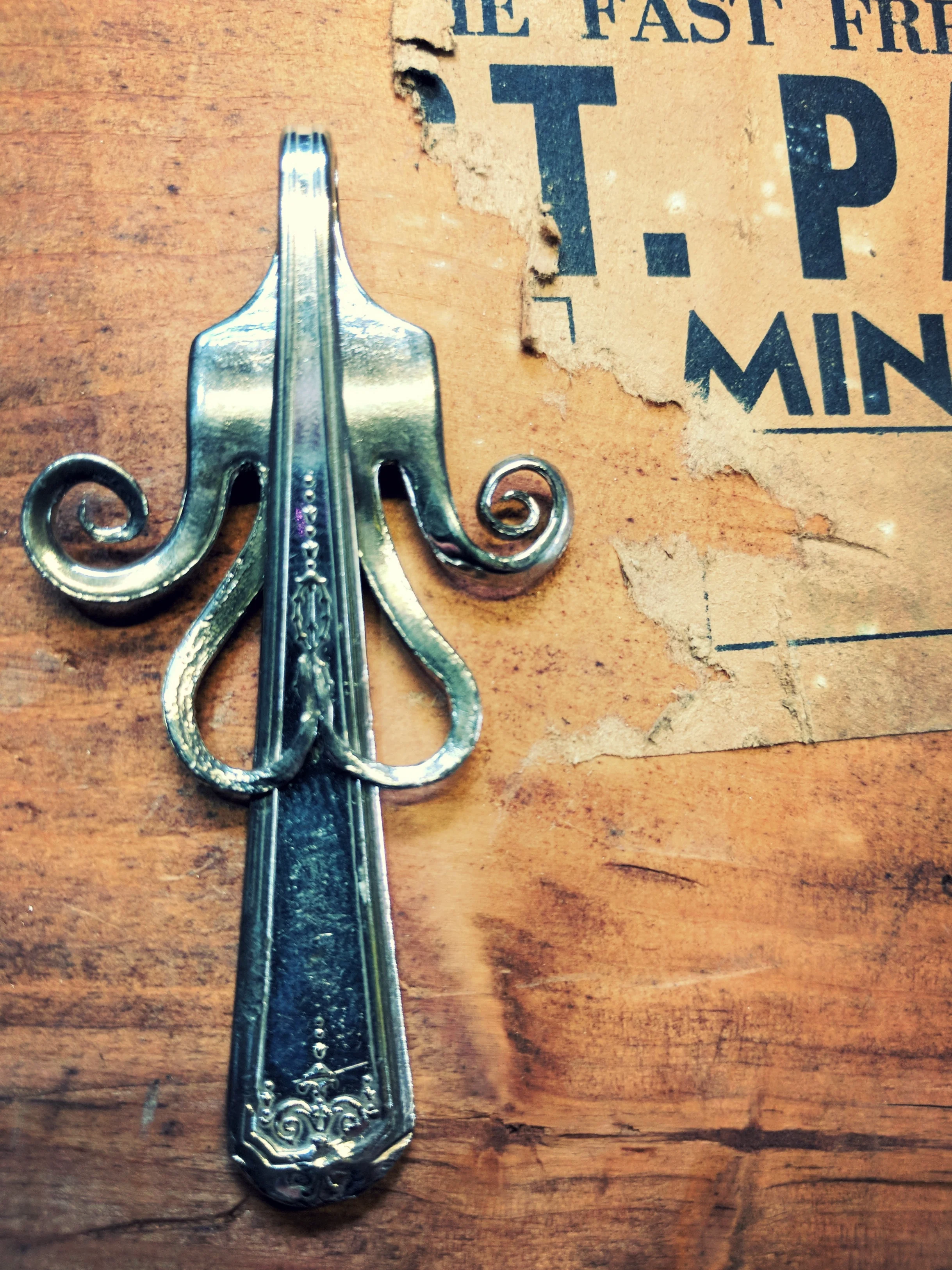 Child Fork Necklace Pendent