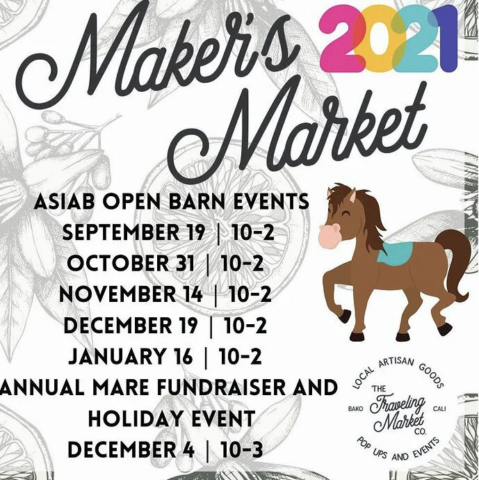 ASIAB Open Barn Maker's Market - January
