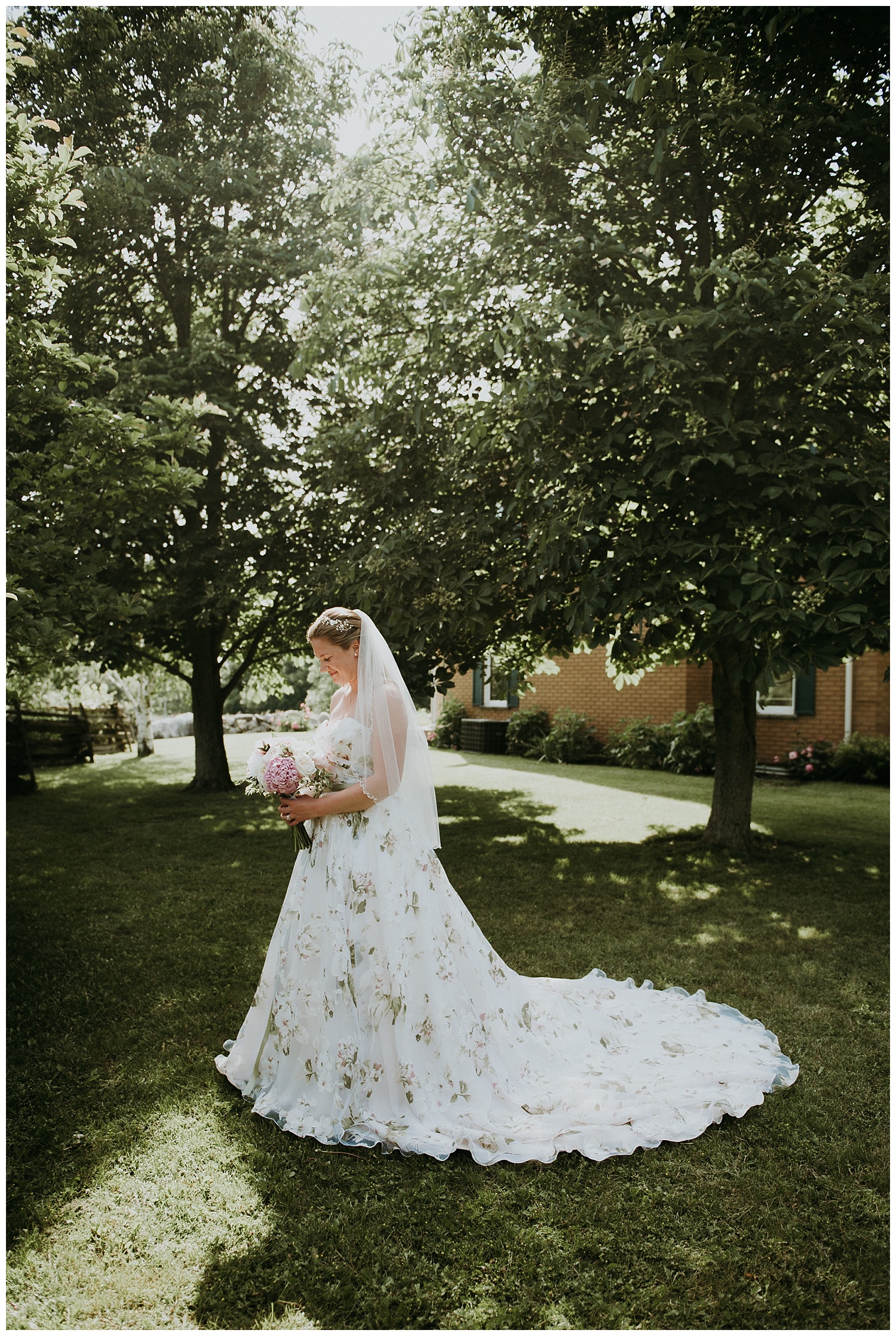 David Tutera for Mon Cheri Floral Gown | Holly McMurter Photographs