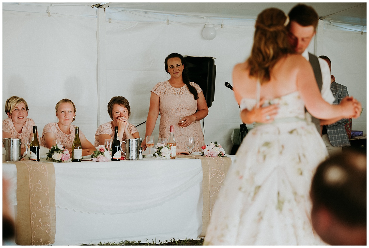 First Dance at Relaxed Frontyard Wedding in Trenton, Ontario | Holly McMurter Photographs