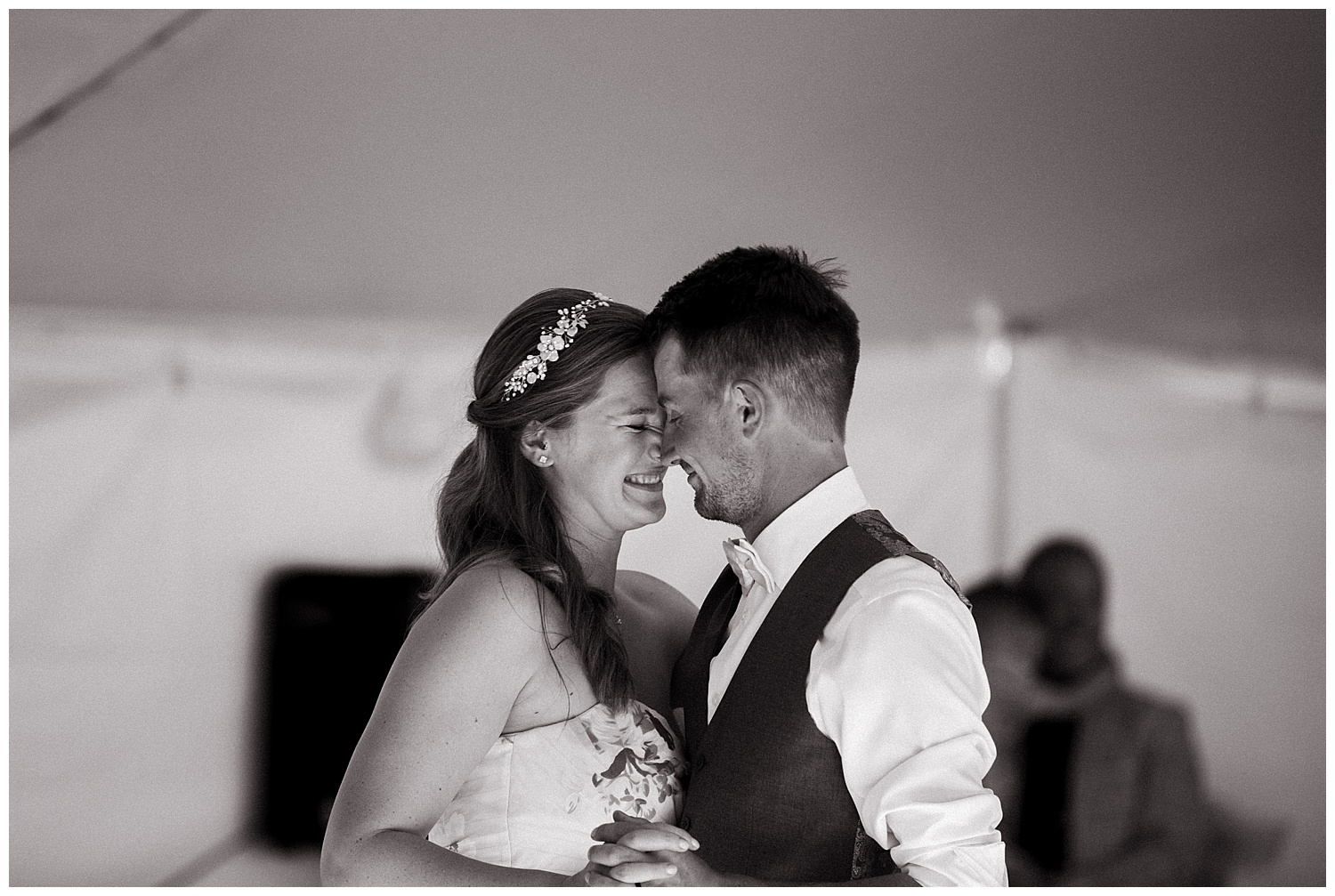 First Dance at Relaxed Frontyard Wedding in Trenton, Ontario | Holly McMurter Photographs